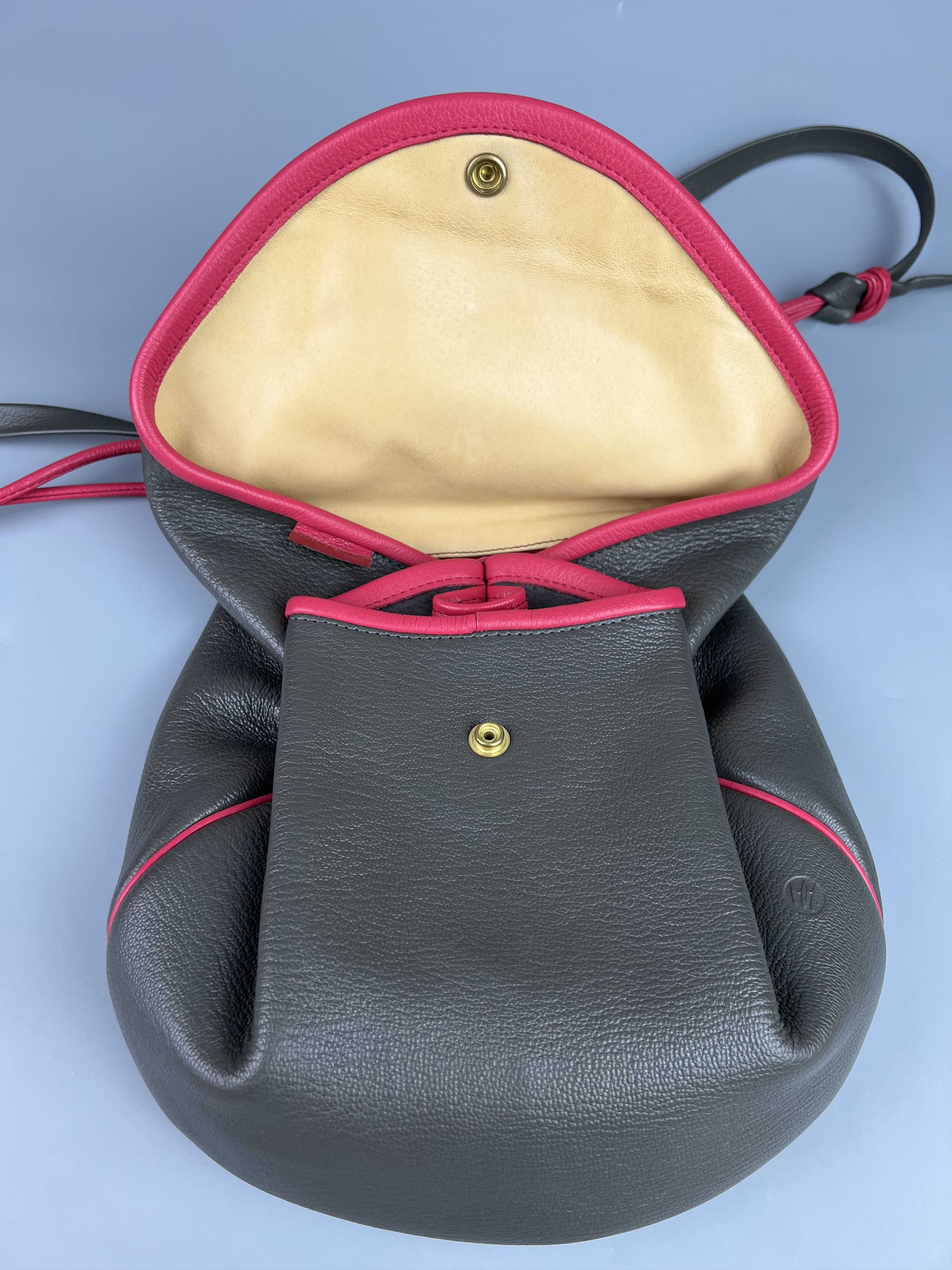 Leather × Vintage Mamet France Leather Shoulder Bag Crossbody Size ONE SIZE - 9 Thumbnail