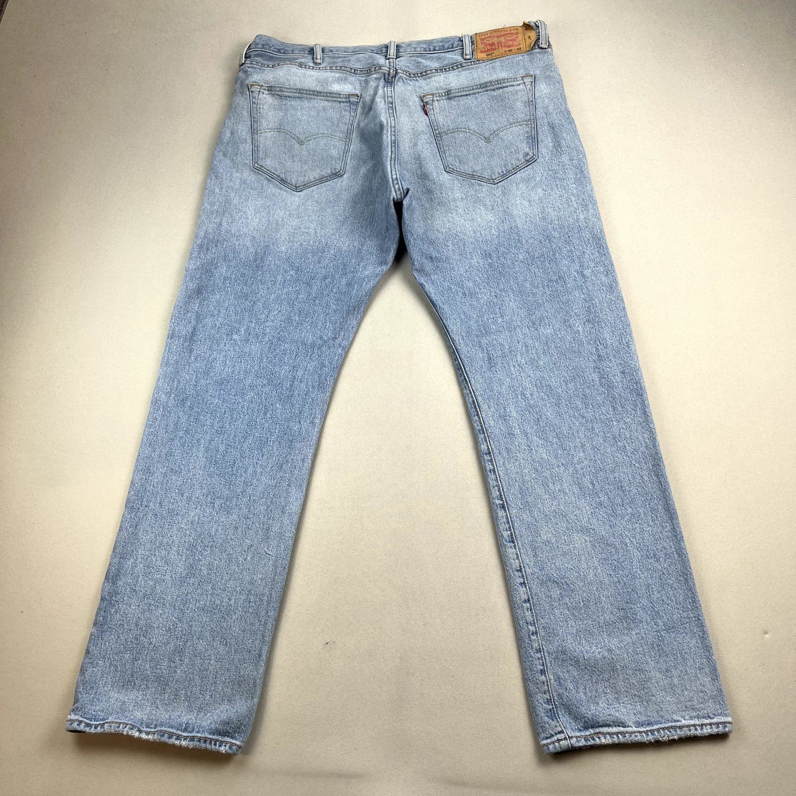 Levi's Levis 501 Jeans Mens 40x32 Blue Denim Original Straight Fit ...