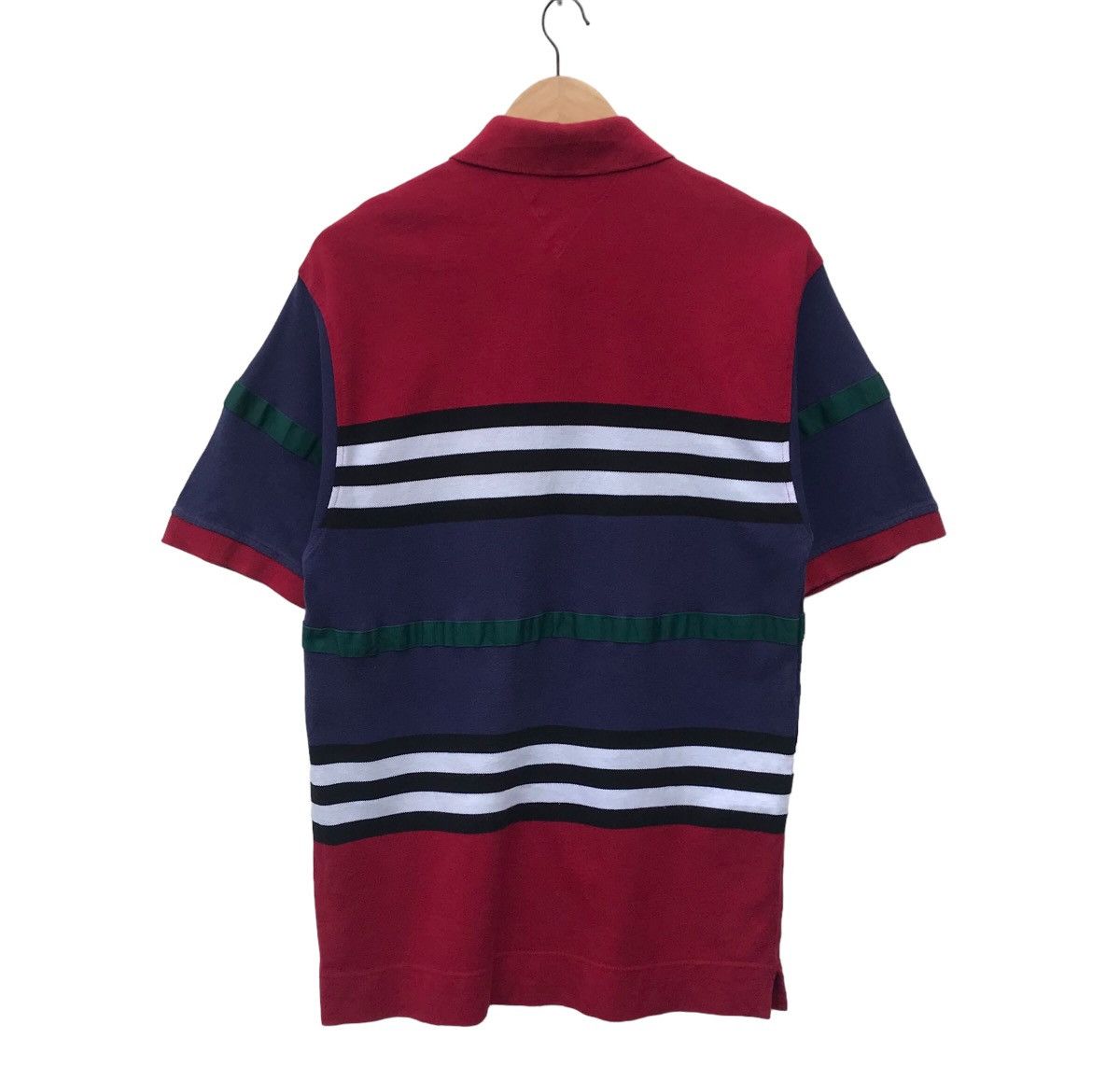 Tommy Hilfiger Vintage Tommy Hilfiger Stripe Multicolour Polo Shirt Size US M / EU 48-50 / 2 - 9 Thumbnail