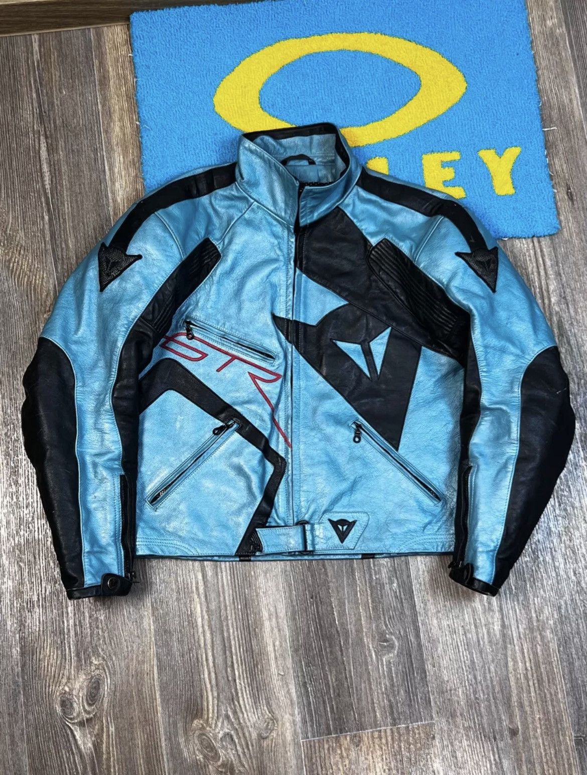 Dainese Dainese GTR Superbike Blue Leather Moto Jacket Size US L / EU 52-54 / 3 - 1 Thumbnail