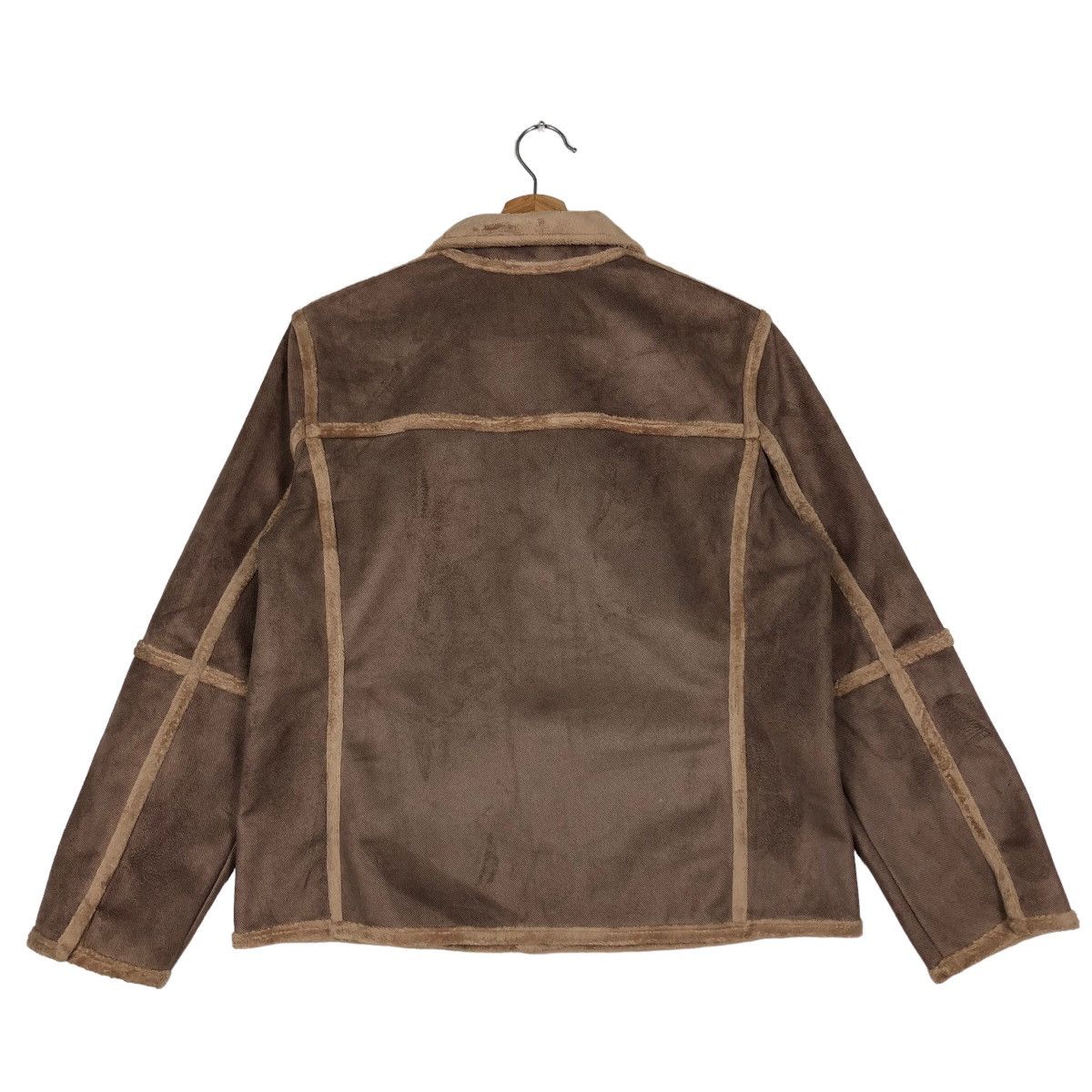 Japanese Brand 🔥90’s Shearling Mink Fur Jacket Issey Miyake Japan Design Size US L / EU 52-54 / 3 - 7 Thumbnail