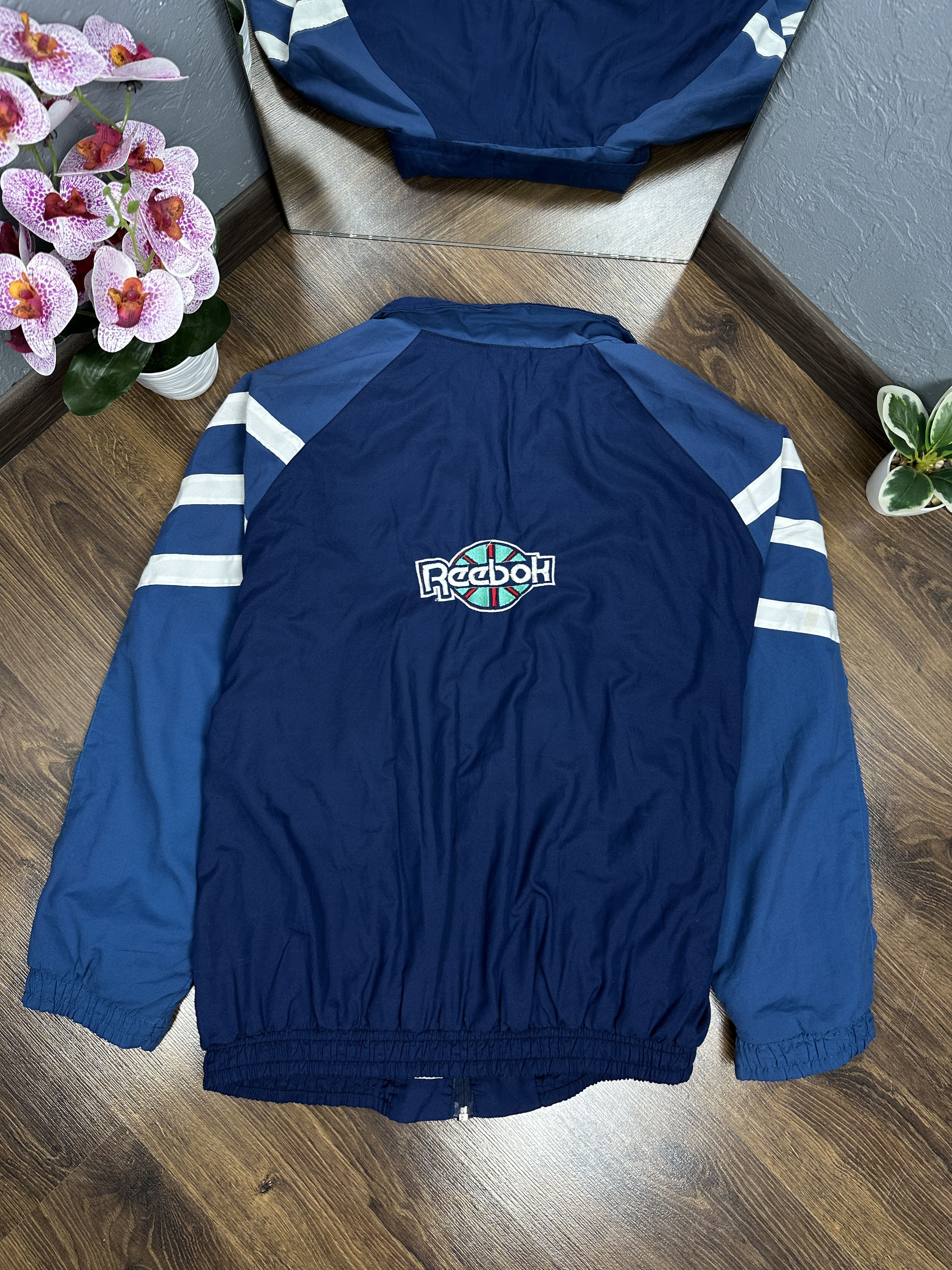 Reebok × Vintage Reebok 90s Vintage Mens Track Top Jacket Size US XL / EU 56 / 4 - 5 Thumbnail