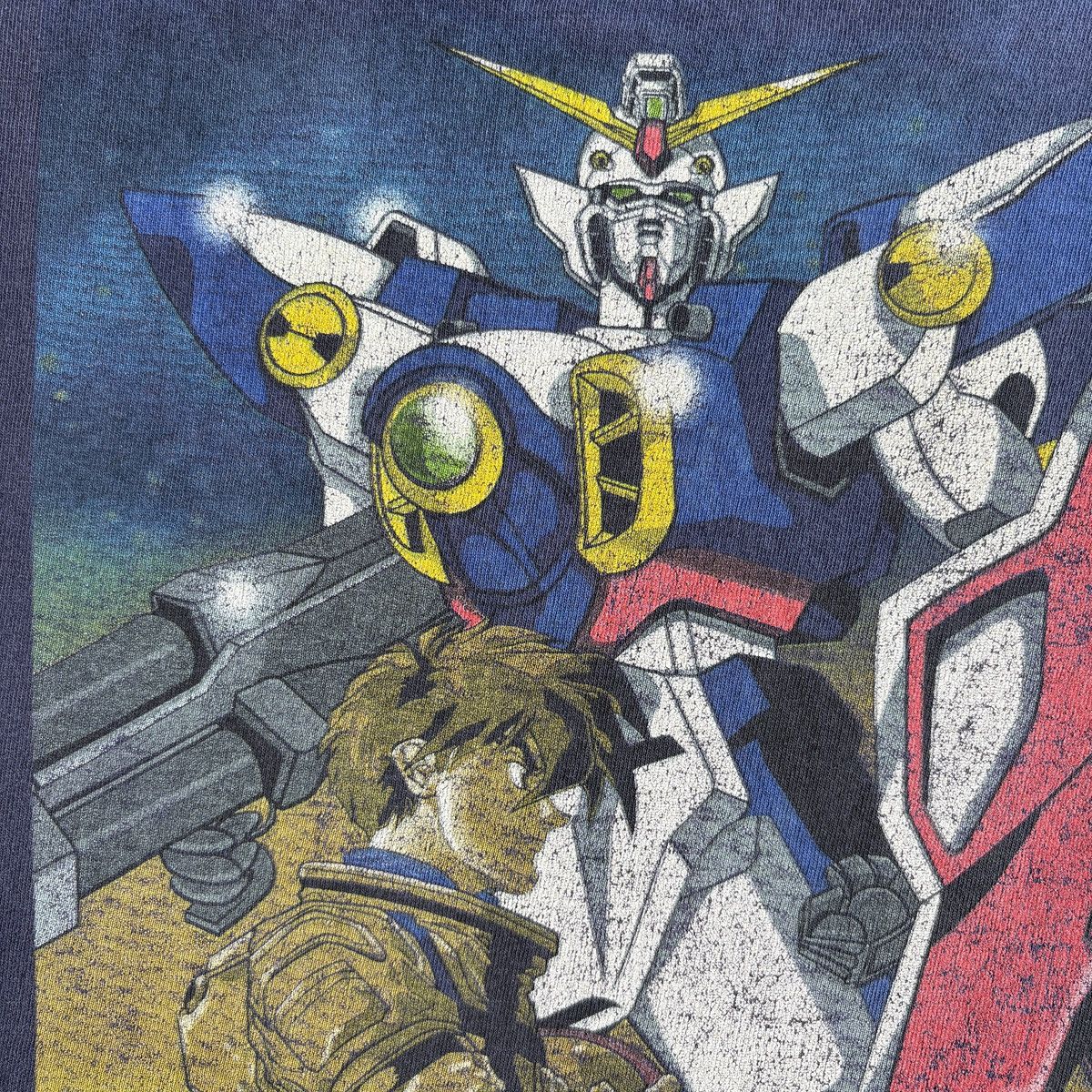 Anime Vintage Y2K Anime Tee Gundam Wing Heero Yuy Size US L / EU 52-54 / 3 - 5 Thumbnail