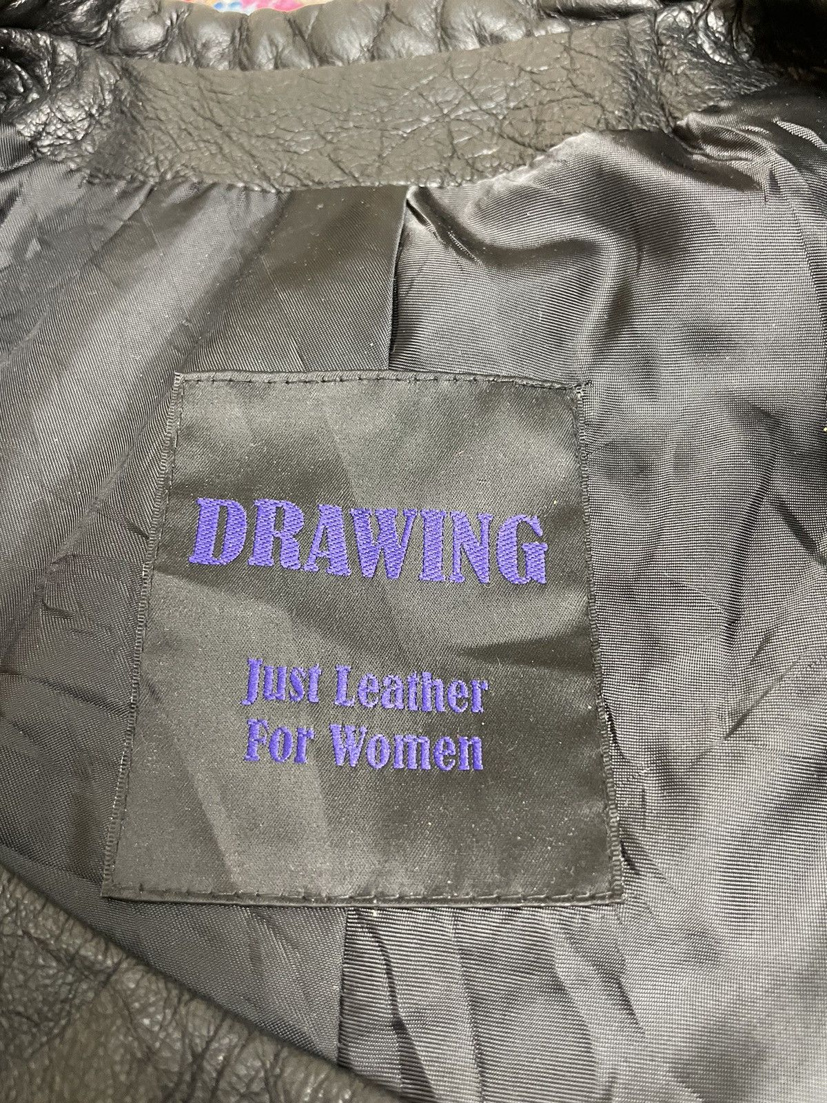 Japanese Brand × Vintage Drawing Just Leather Japanese Brand Leather Jackets Size M / US 6-8 / IT 42-44 - 8 Thumbnail