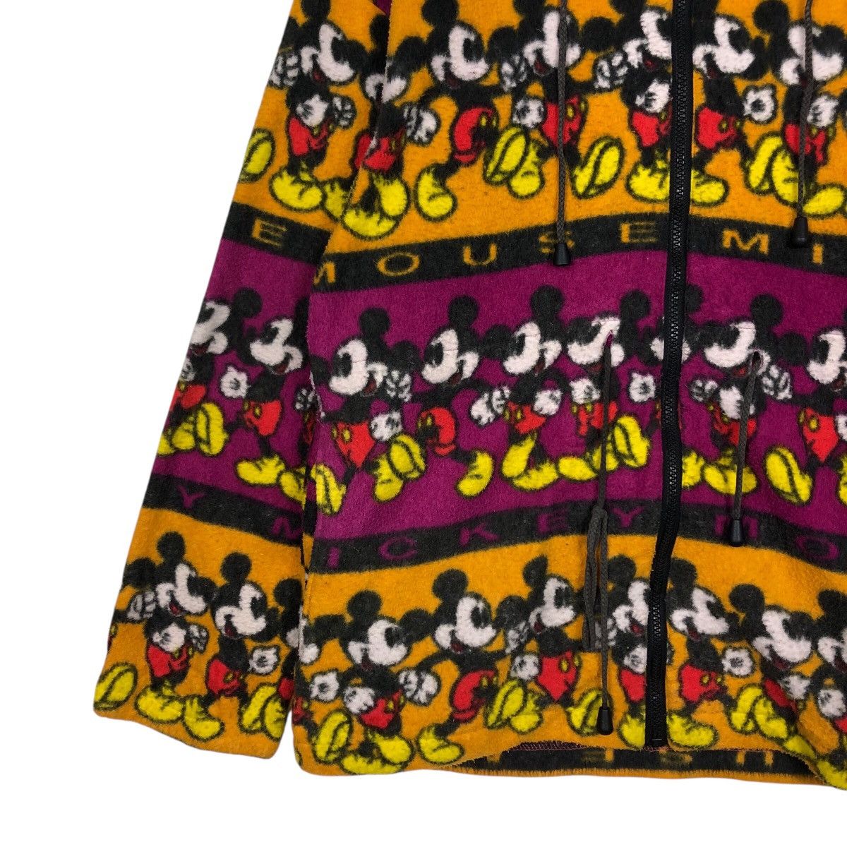 Japanese Brand 📌Vintage Mickey Mouse Zipper Fleece Jackey Navajo Design Size US S / EU 44-46 / 1 - 5 Thumbnail