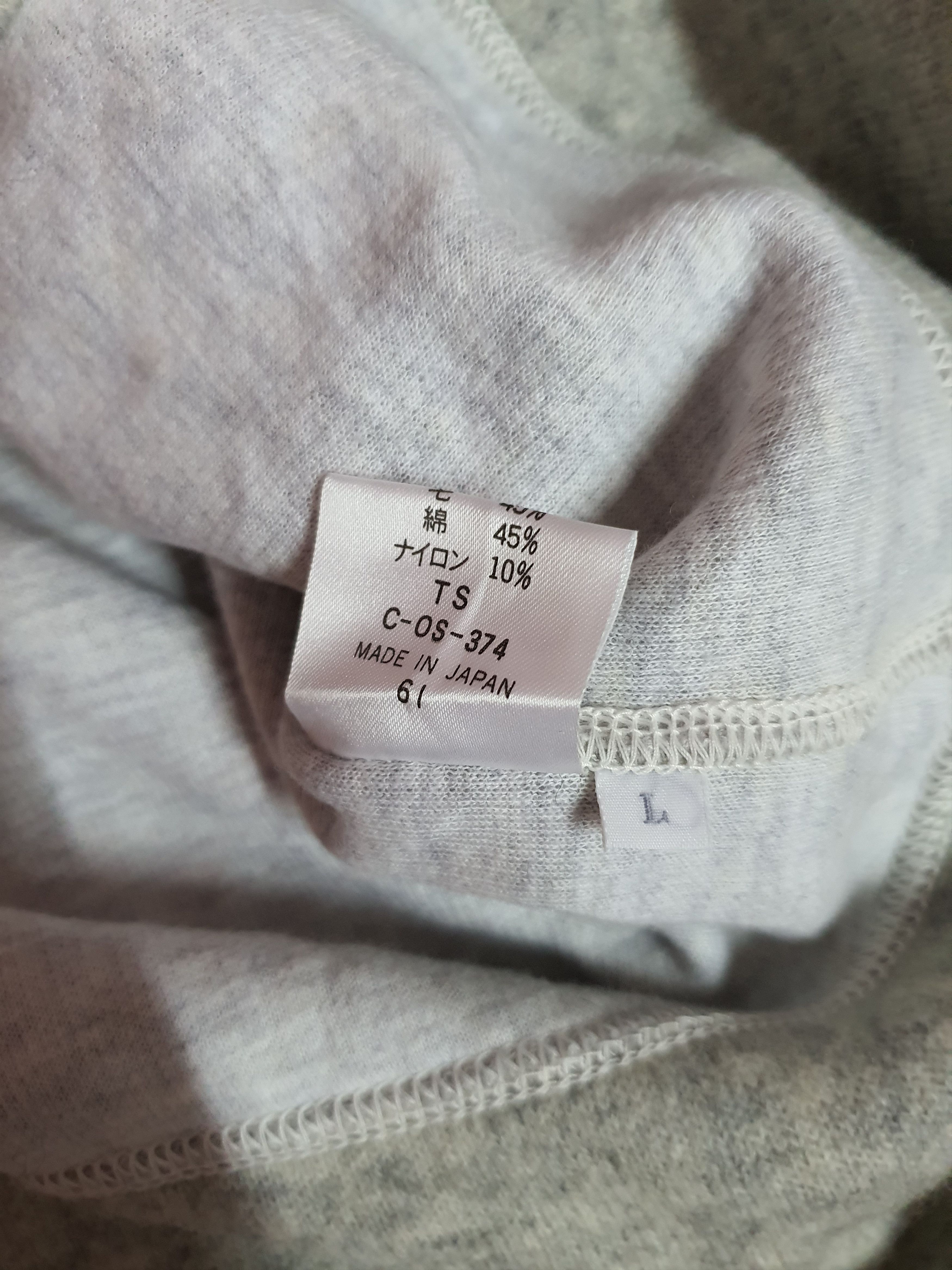 Yohji Yamamoto Yohji Yamamoto AAR basic grey quarter-zip mock-neck Size US L / EU 52-54 / 3 - 9 Thumbnail