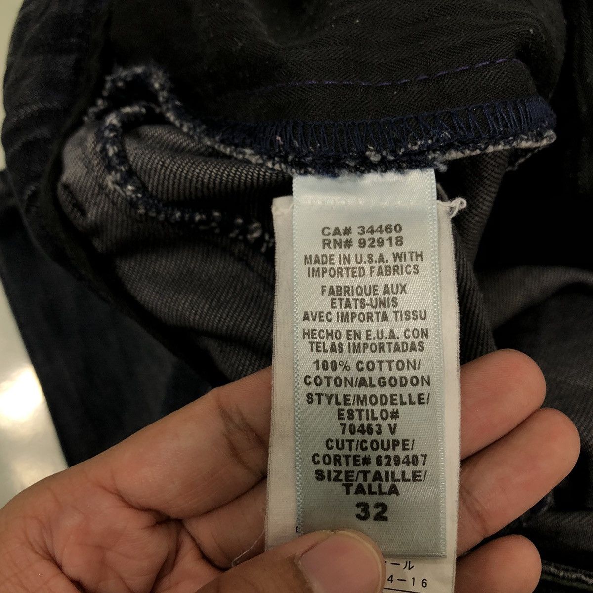 Japanese Brand Rare Distressed Denim Punk Design Fuiry Coulture RaffSimons Size US 32 / EU 48 - 17 Thumbnail