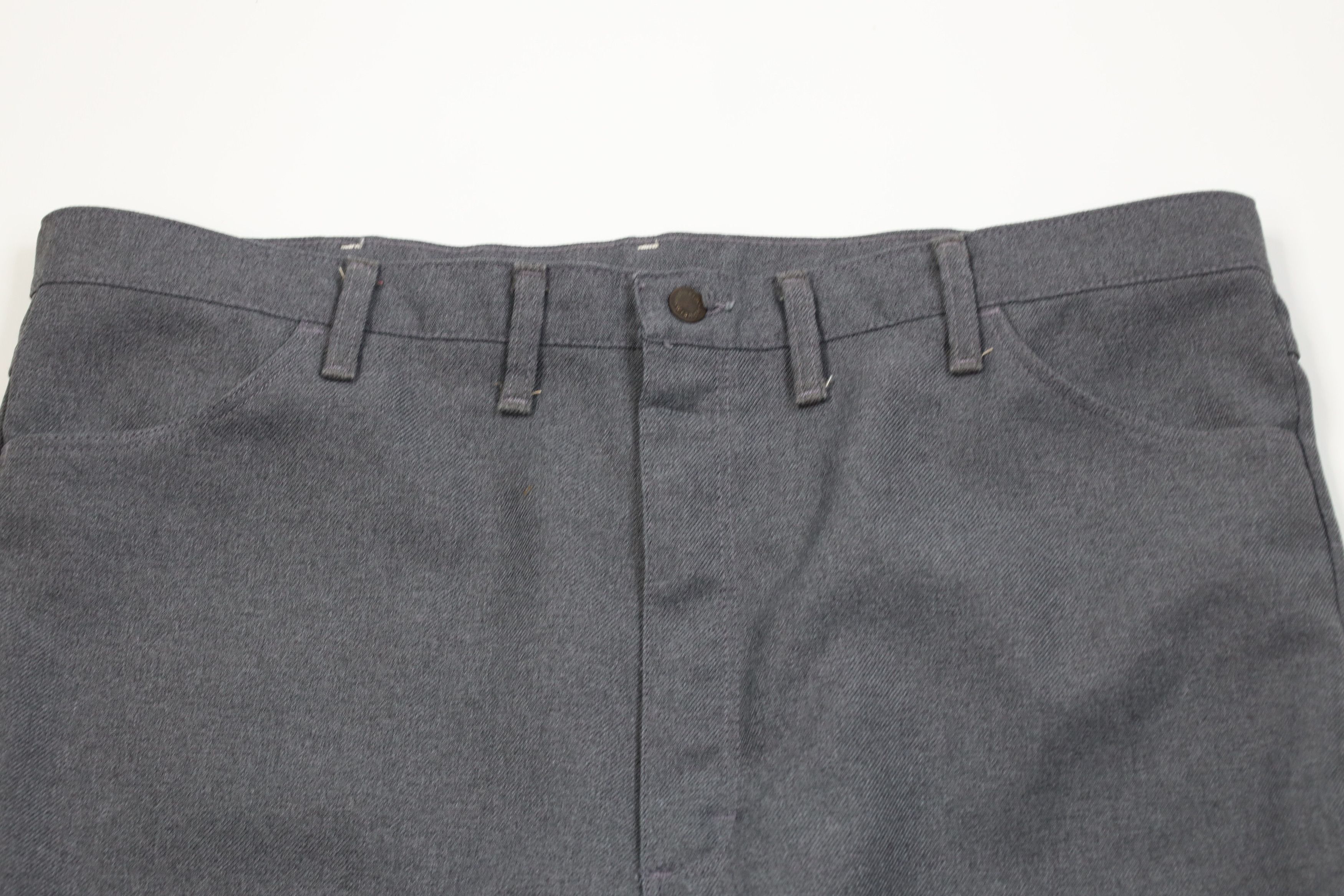 Wrangler Vintage 90s Wrangler Wide Leg Chino Pants Heather Gray USA Size US 44 / EU 60 - 2 Thumbnail