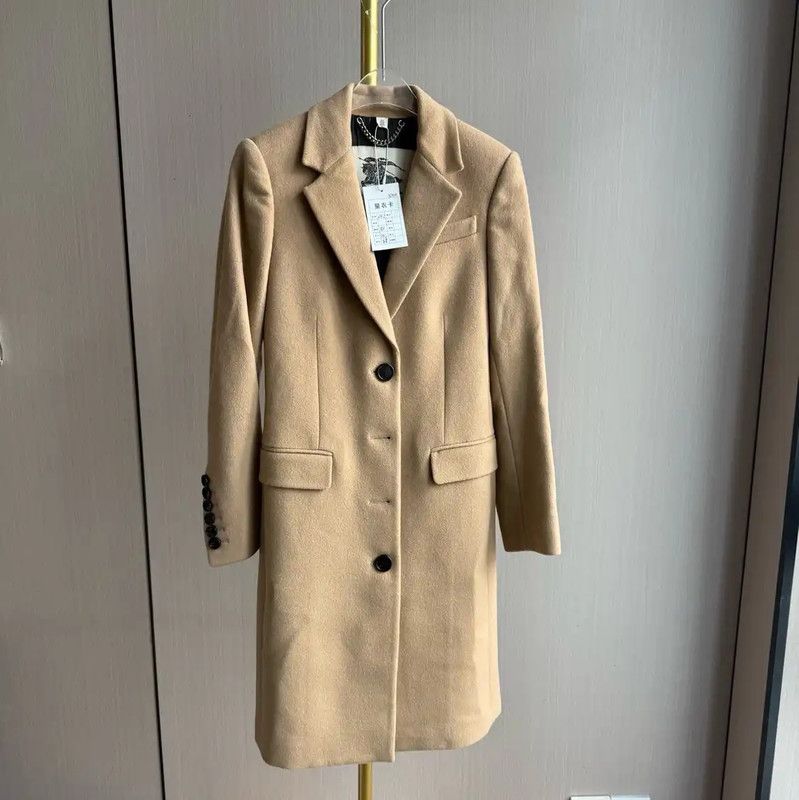Burberry Burberry Camel Wool Women's Coat Size ONE SIZE - 1 Thumbnail