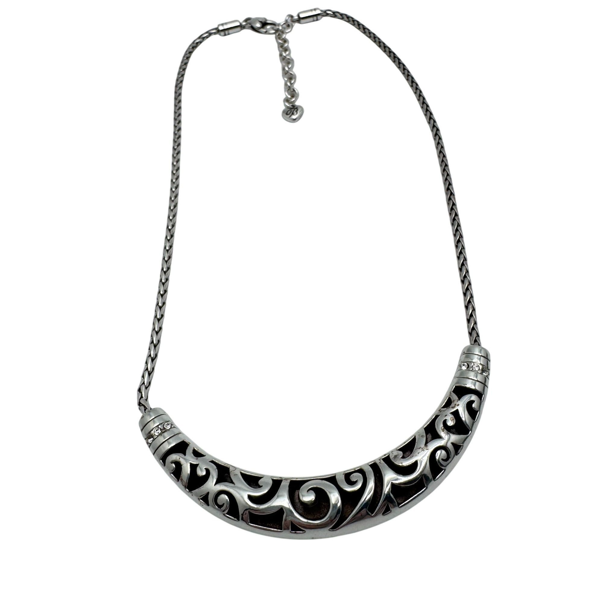 Brighton Brighton Aventura Silver-Tone Necklace Intricate Cut-Out Des Size ONE SIZE - 1 Thumbnail