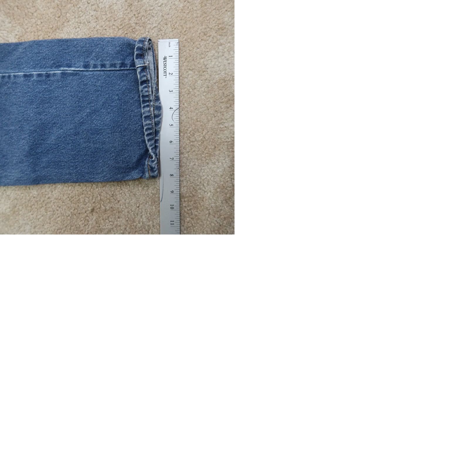 Levi's VINTAGE Levi's 505 Jeans Men 34x36 Blue Denim Straight Leg Regular Fit 90s Size US 34 / EU 50 - 9 Thumbnail