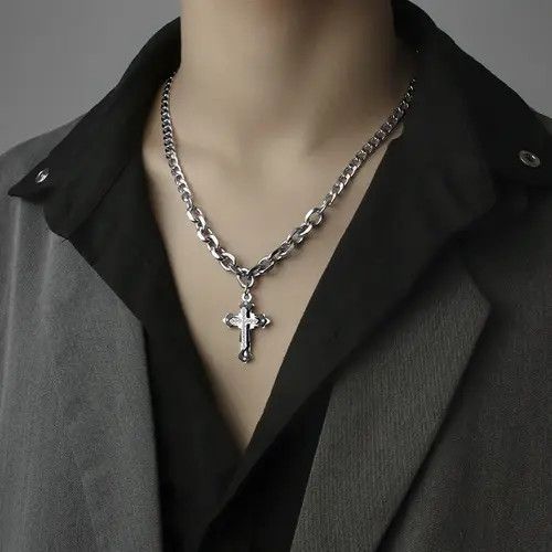 Other Cross Vintage STEAL! Y2K Chains Necklace Chain Size ONE SIZE - 1 Thumbnail