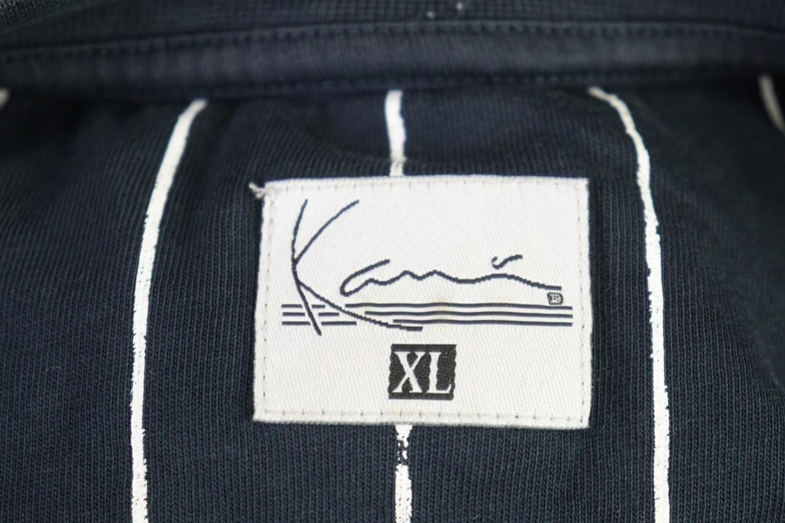 KJUS KJUS Black White Striped Cotton Pullover T-Shirt Size XL Size US XL / EU 56 / 4 - 11 Thumbnail