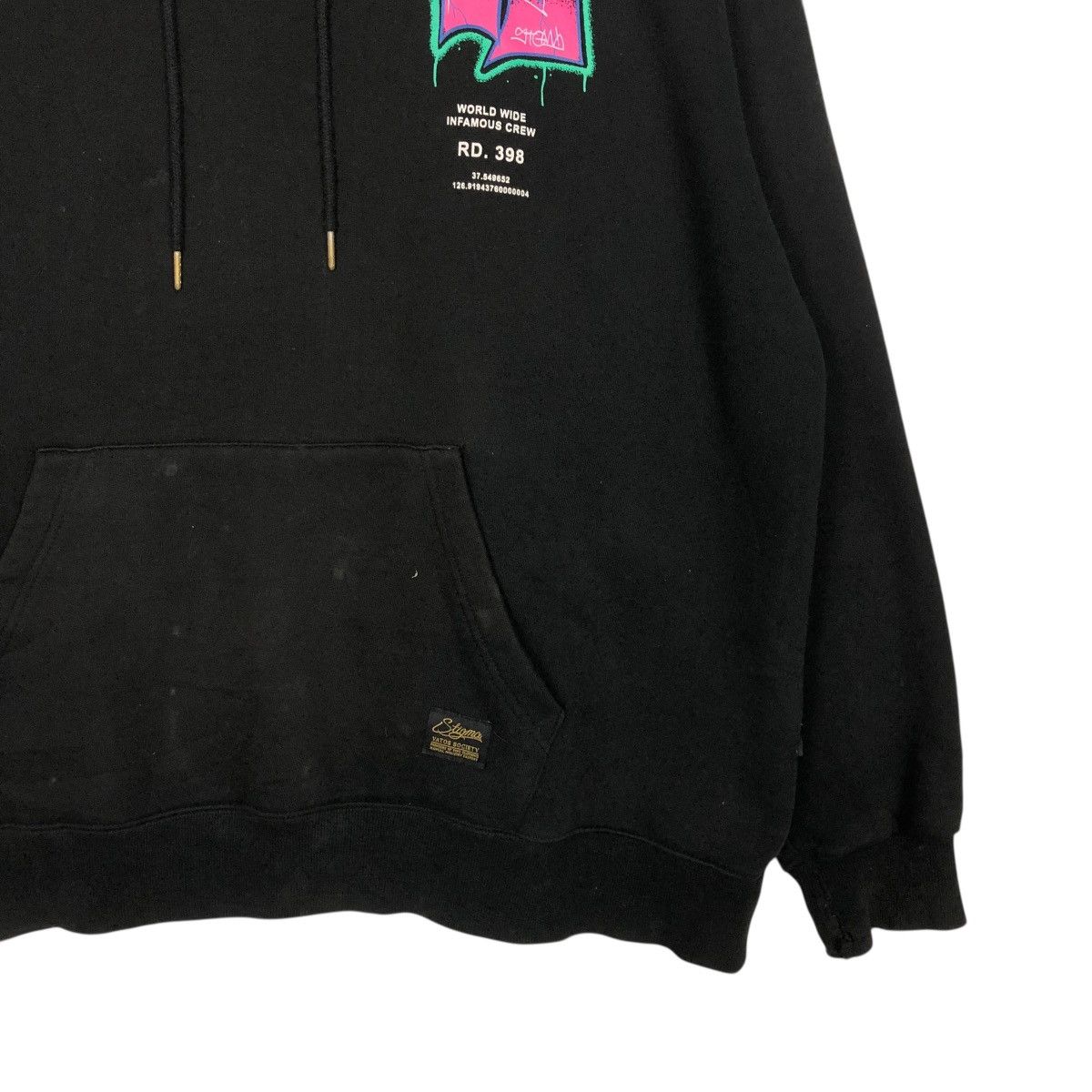 Hysteric Glamour 🔥HOODIE PULL OVER STIGMA VATOS SOCIETY PUNK DESIGN BIG LOGO Size US XL / EU 56 / 4 - 7 Thumbnail