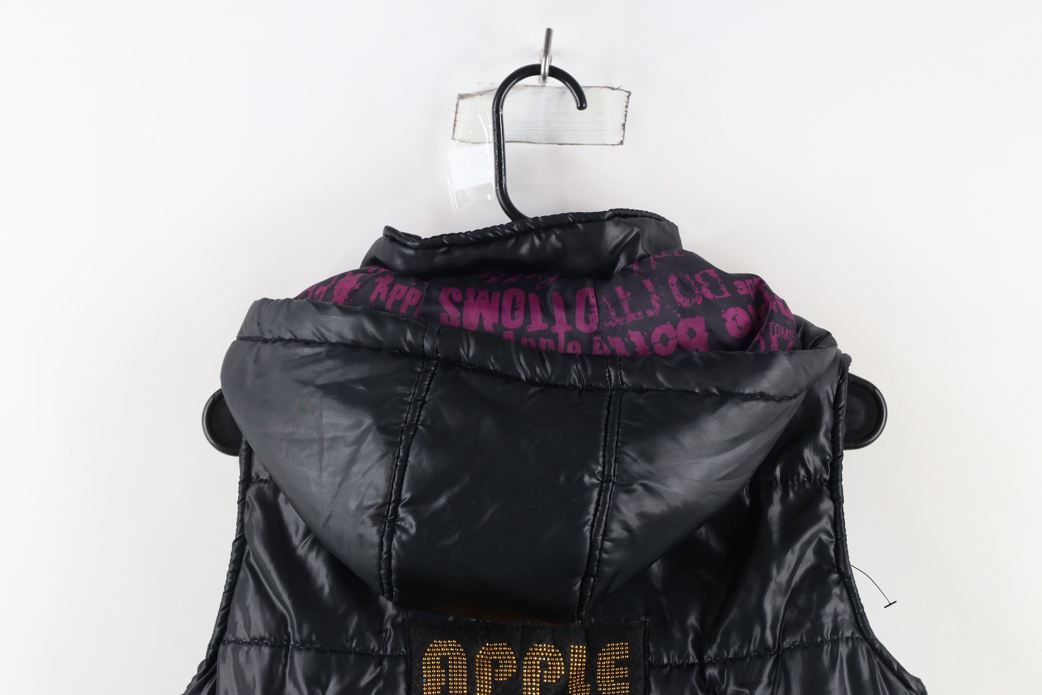 Vintage Vintage Y2K Apple Bottoms Jeans Hooded Puffer Vest Jacket Size M / US 6-8 / IT 42-44 - 15 Thumbnail