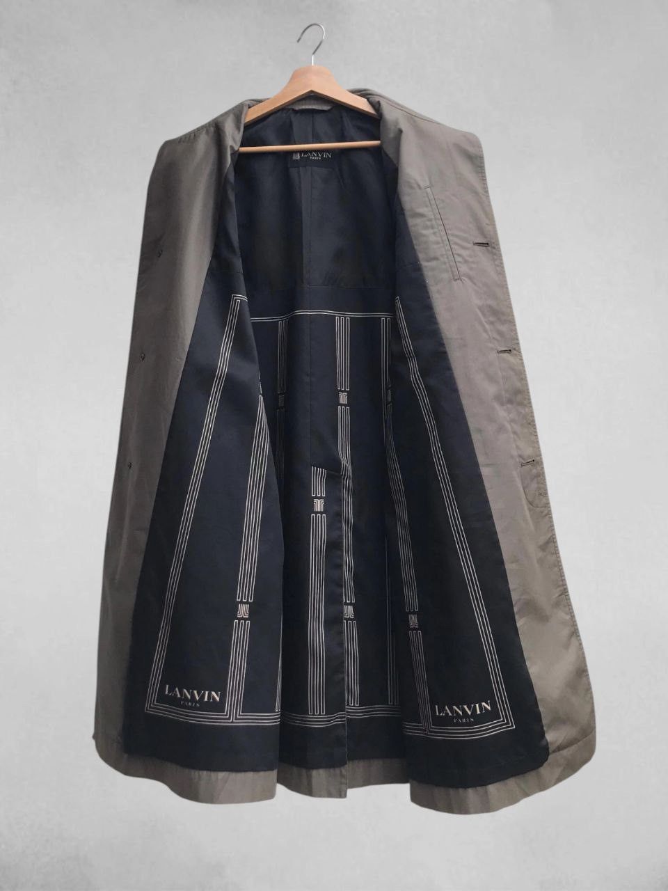 Lanvin Vintage Lanvin Paris Trench Coat Size US M / EU 48-50 / 2 - 5 Thumbnail