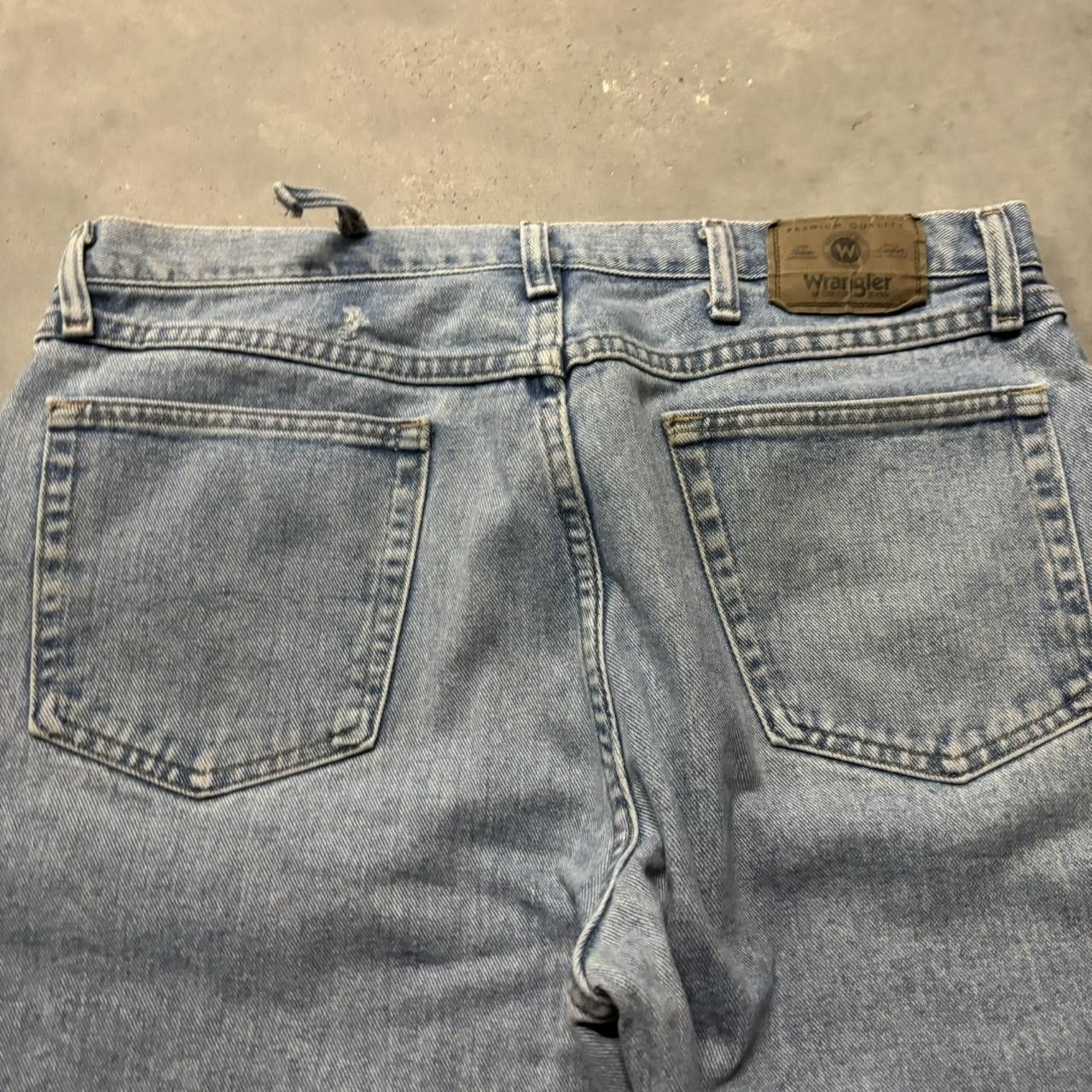 Japanese Brand × Vintage Crazy Vintage Y2K/2000s Grunge Light Wash Skater Denim Jeans! Size US 36 / EU 52 - 7 Thumbnail