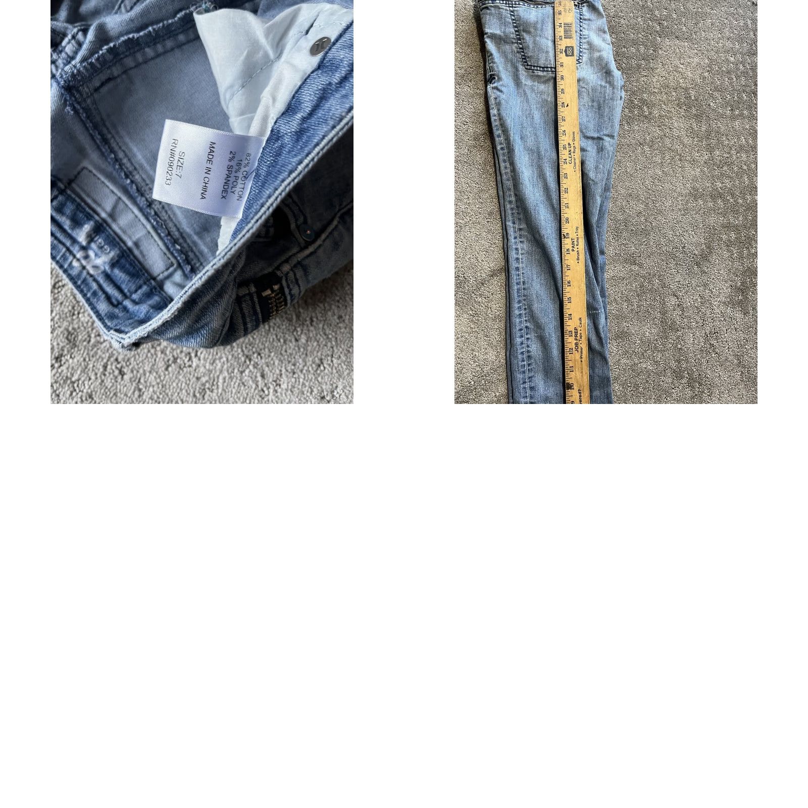 Hurley Hurley Jeans Women 90 Degree Size 7 Medium Wash Legging Size 28" / US 6 / IT 42 - 8 Thumbnail