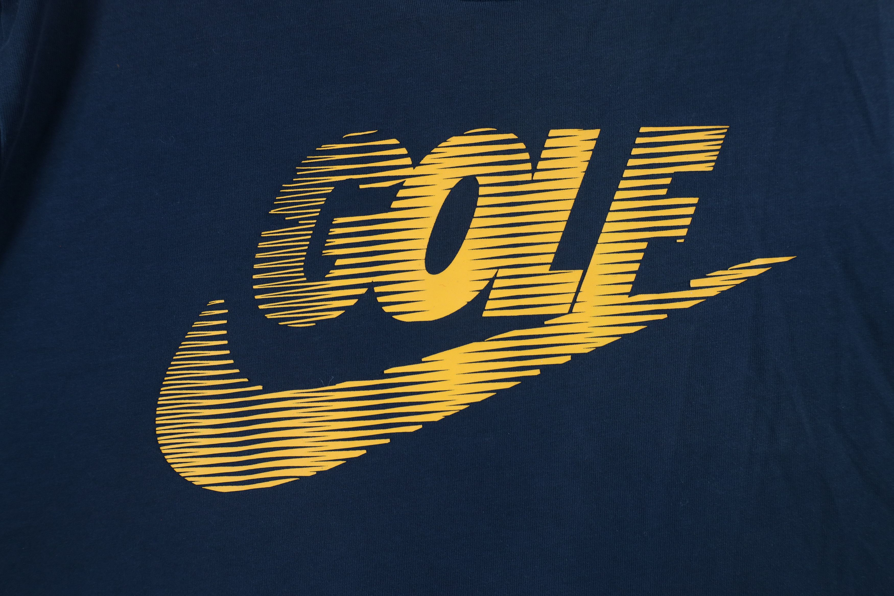 Nike × Vintage Vintage Nike Golf Spell Out Big Swoosh Logo t-Shirt Blue Size US M / EU 48-50 / 2 - 4 Thumbnail