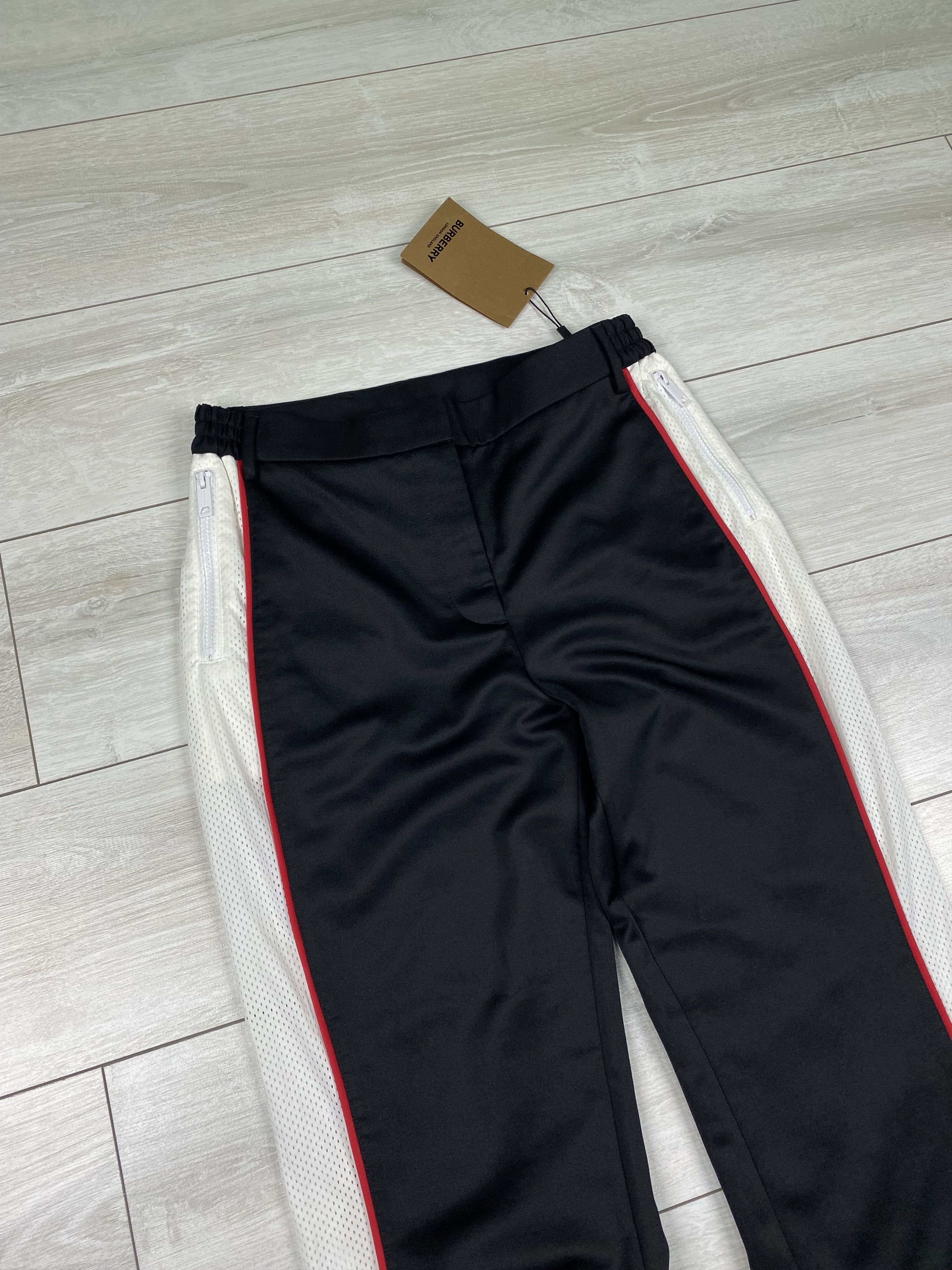 Burberry Burberry Mesh Striped Jersey Tailored Trouser pants Size 27" / US 4 / IT 40 - 4 Thumbnail