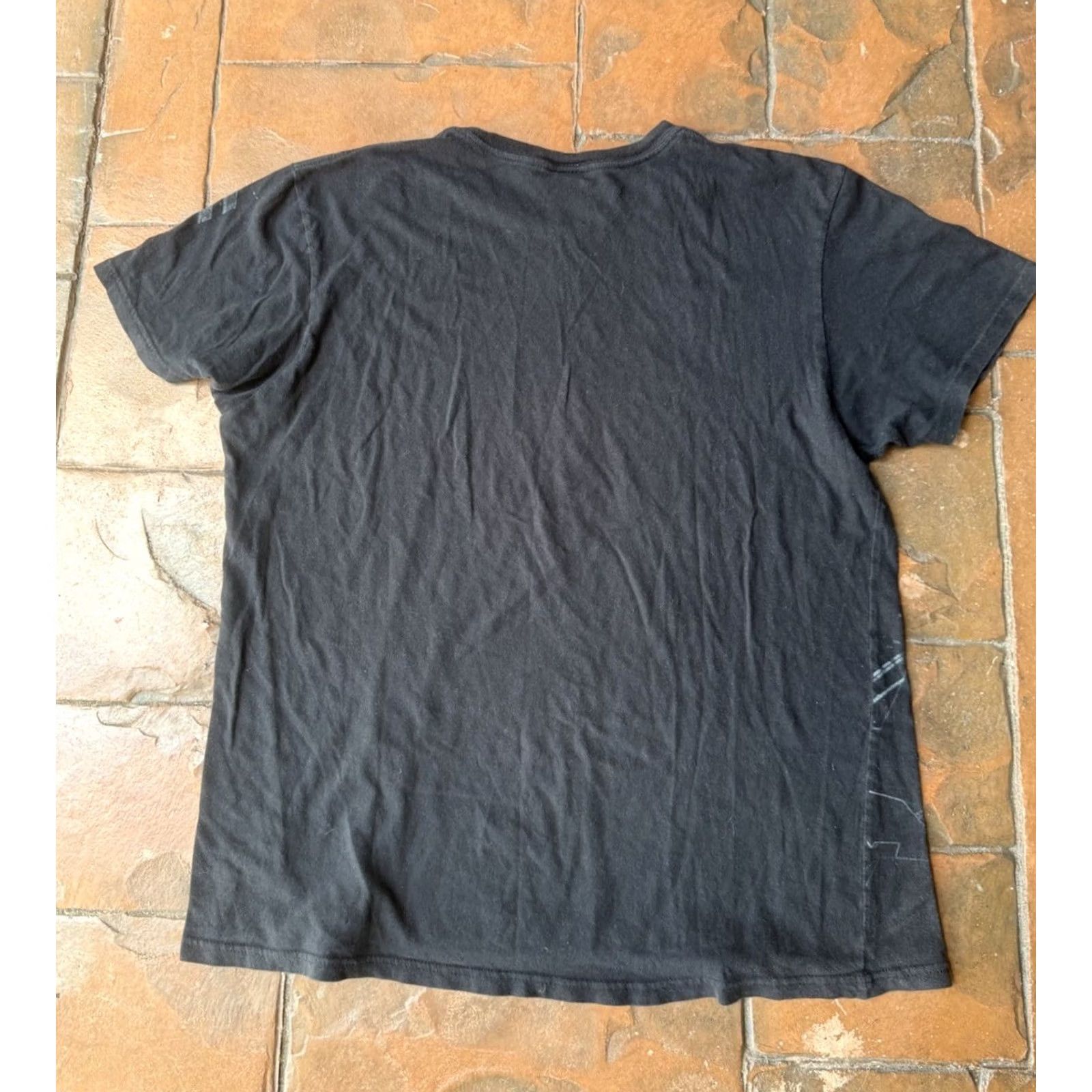 Oakley VINTAGE Oakley AOP T Shirt XL Black Grunge Cyber Shirt Men 80s 90s Skater Surf Logo Size US XL / EU 56 / 4 - 3 Thumbnail