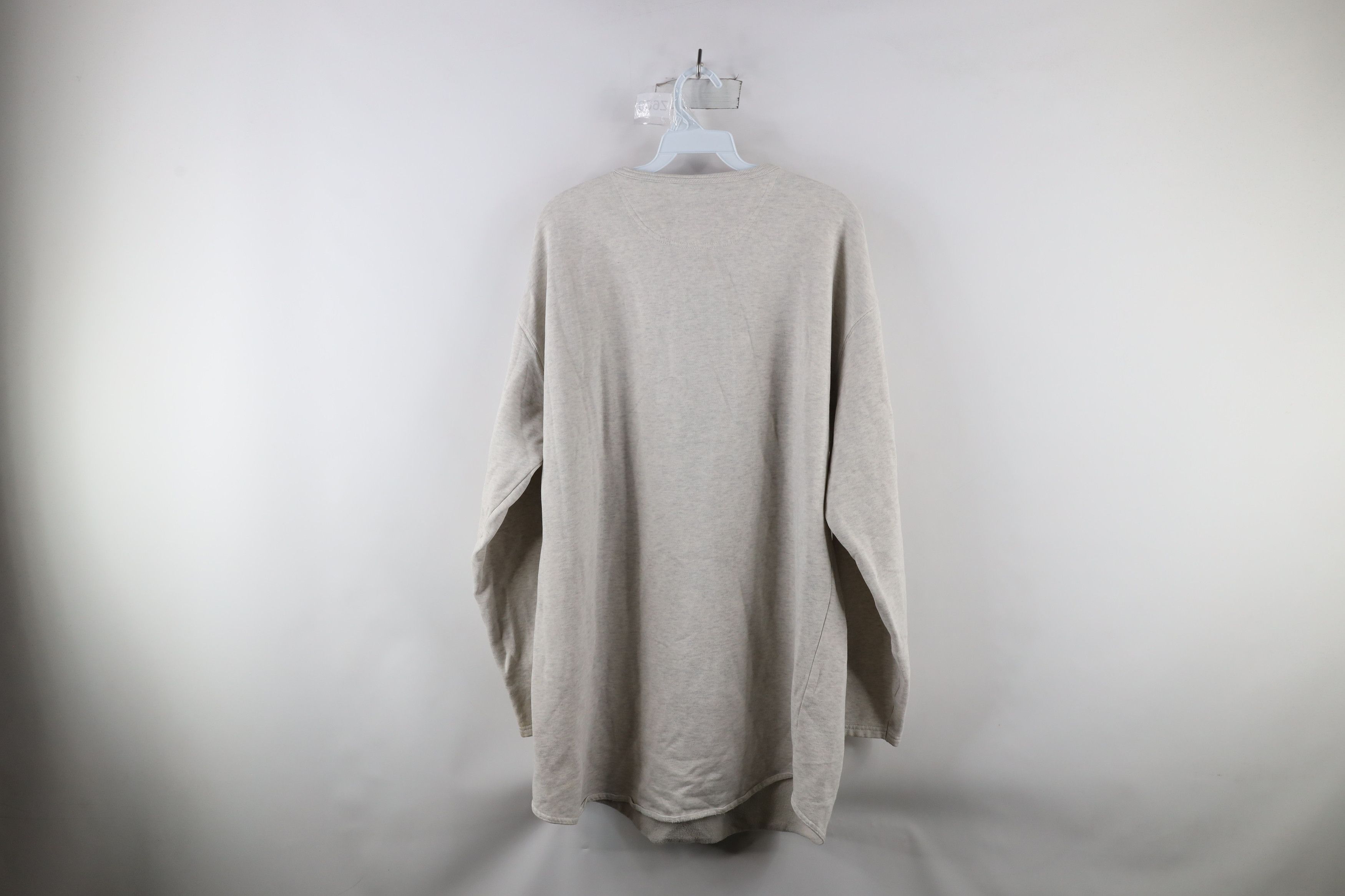 Abercrombie & Fitch Vintage 90s Abercrombie & Fitch Blank Henley Sweatshirt Gray Size US M / EU 48-50 / 2 - 10 Thumbnail