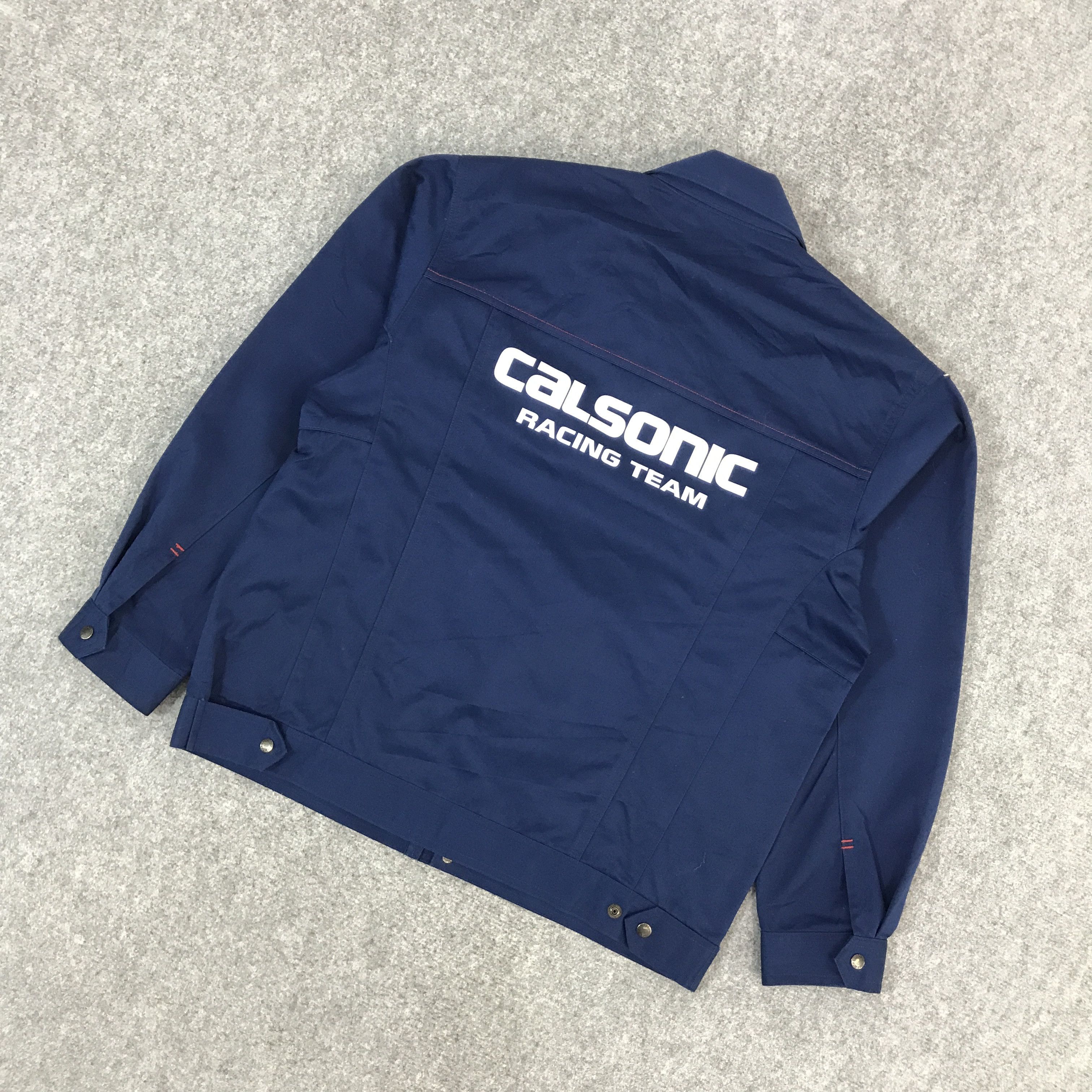 Japanese Brand CALSONIC RACING TEAM NISSAN F1 JAPAN JACKET Size US L / EU 52-54 / 3 - 6 Thumbnail