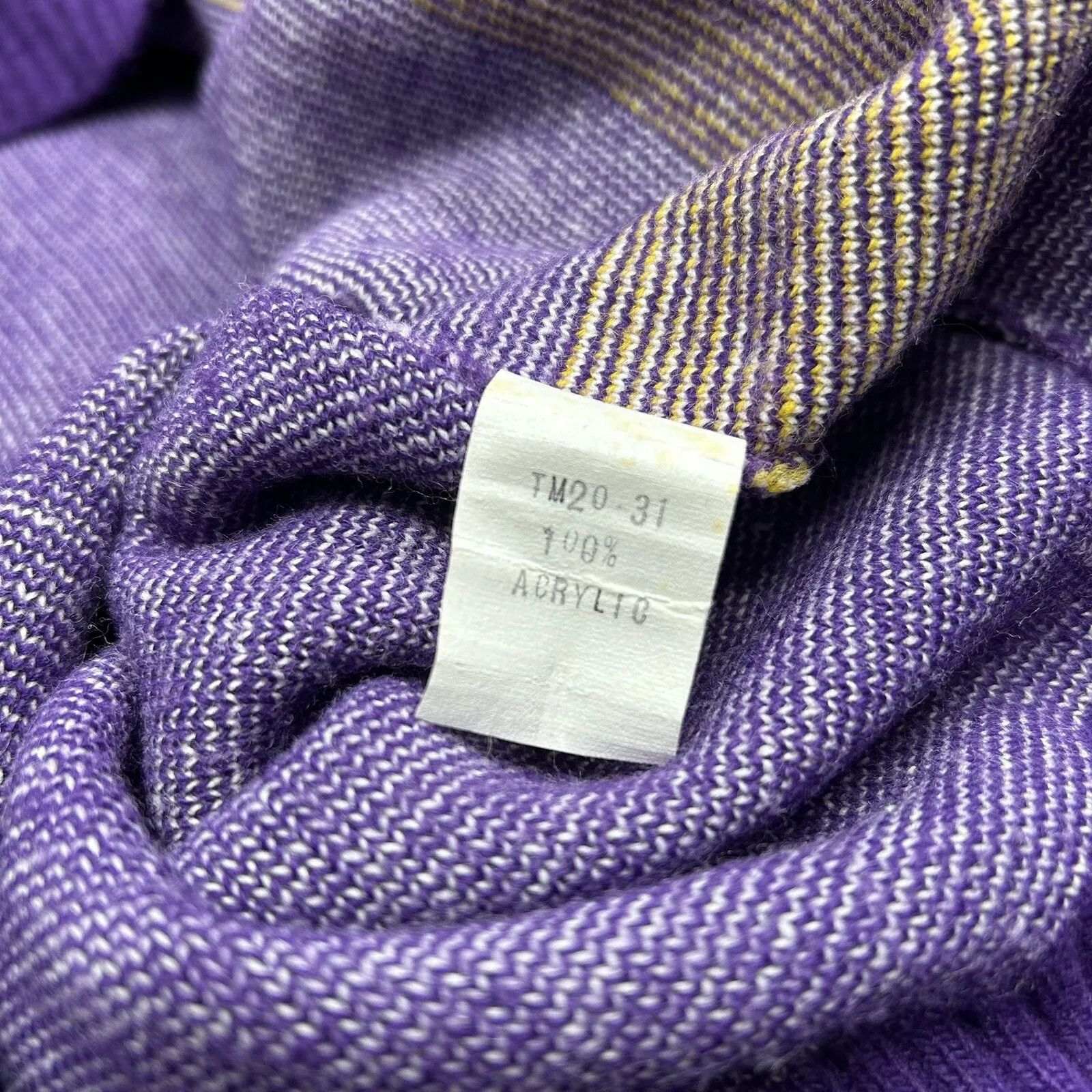NCAA × Vintage WASHINGTON HUSKIES ANY WEAR ACRYLIC KNIT SWEATER SIZE L Size US L / EU 52-54 / 3 - 5 Thumbnail