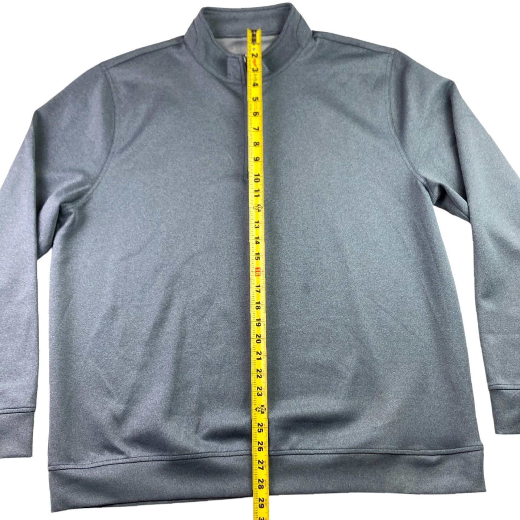 Vintage Hickey Freeman Men's Pullover Jacket 1/4 Zip Gray XL Athletic Performance Activewear Size US XL / EU 56 / 4 - 5 Thumbnail