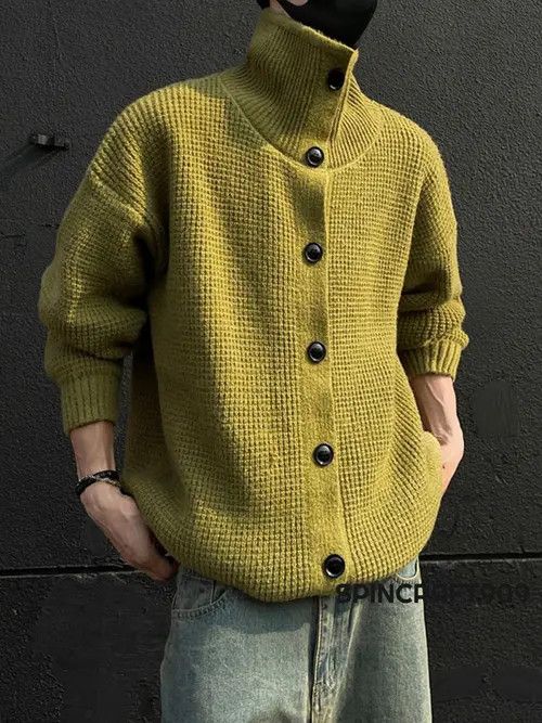 Other Seiko x dou Turtle Neck Button Cardigan Sweater Size US M / EU 48-50 / 2 - 1 Thumbnail