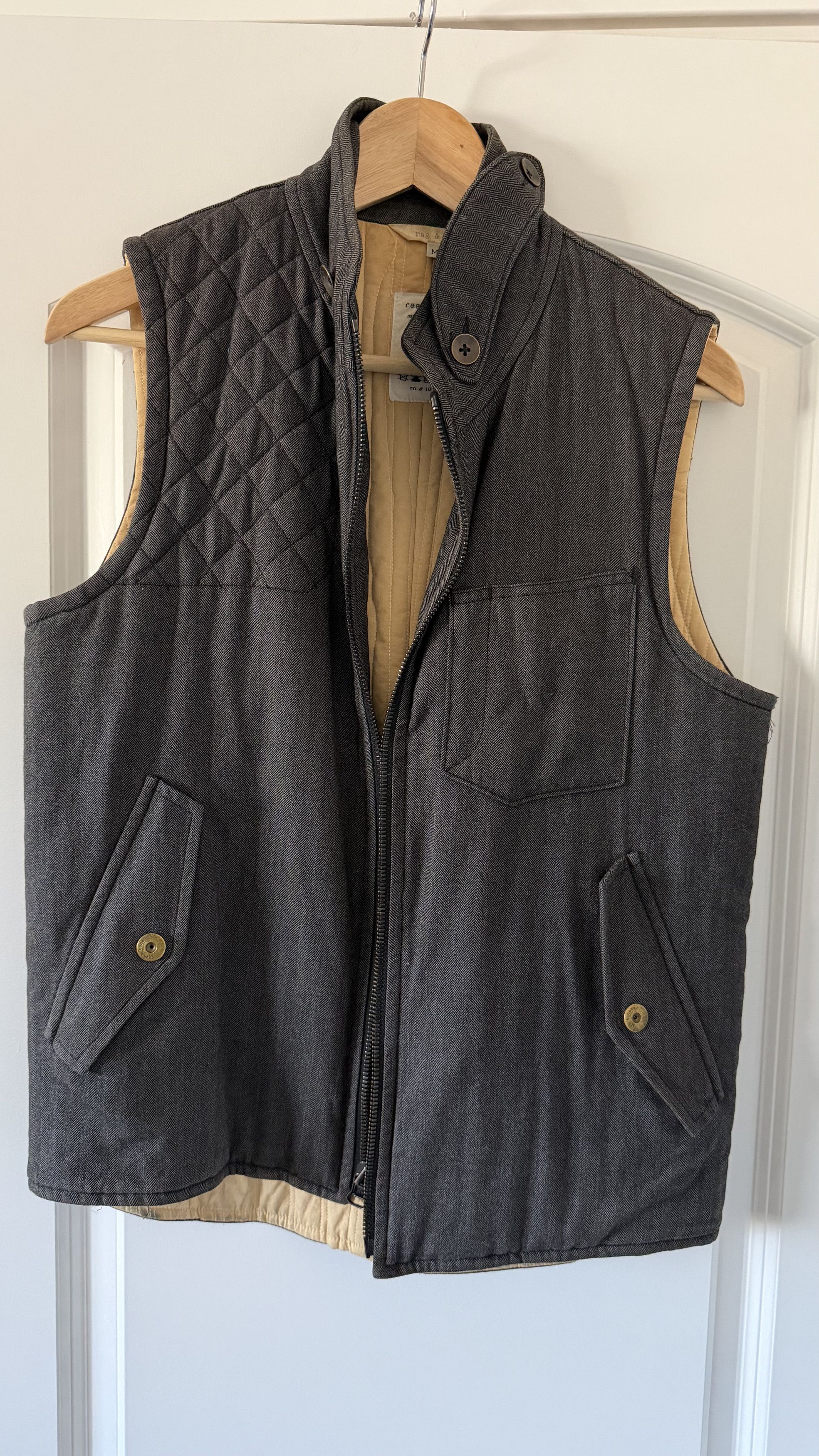 Rag & Bone Archive Quilted Vest Size US M / EU 48-50 / 2 - 1 Thumbnail
