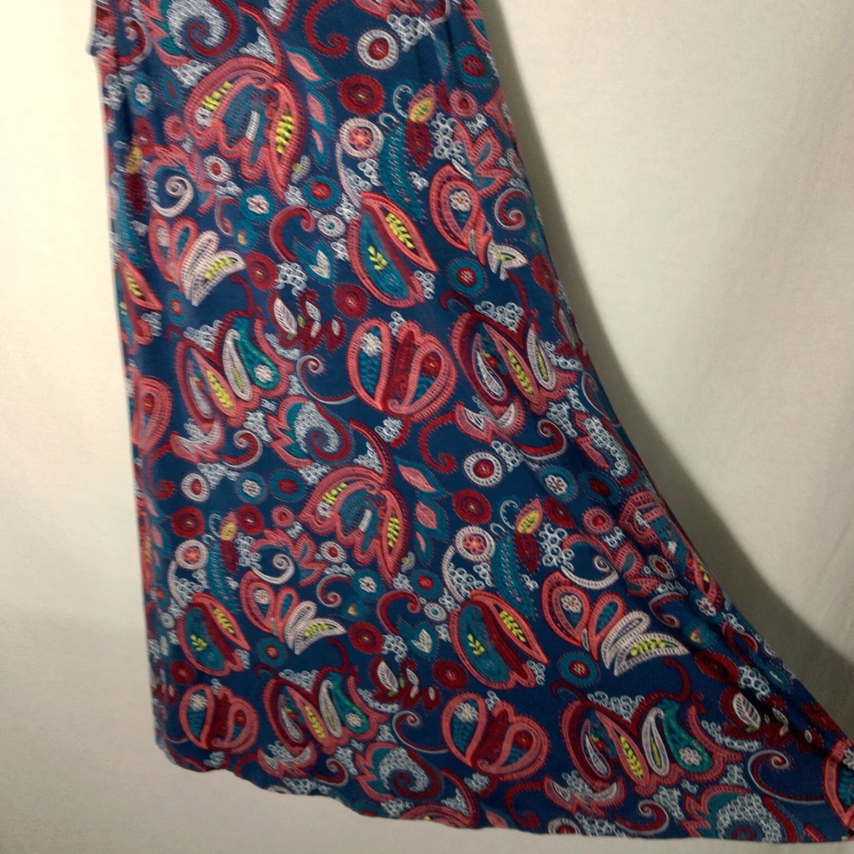 Loft LOFT Dress Womens XXSP Petite Multicolor Paisley Flutter Sleeve Sundress Size XXS / US 00 / IT 34 - 3 Thumbnail