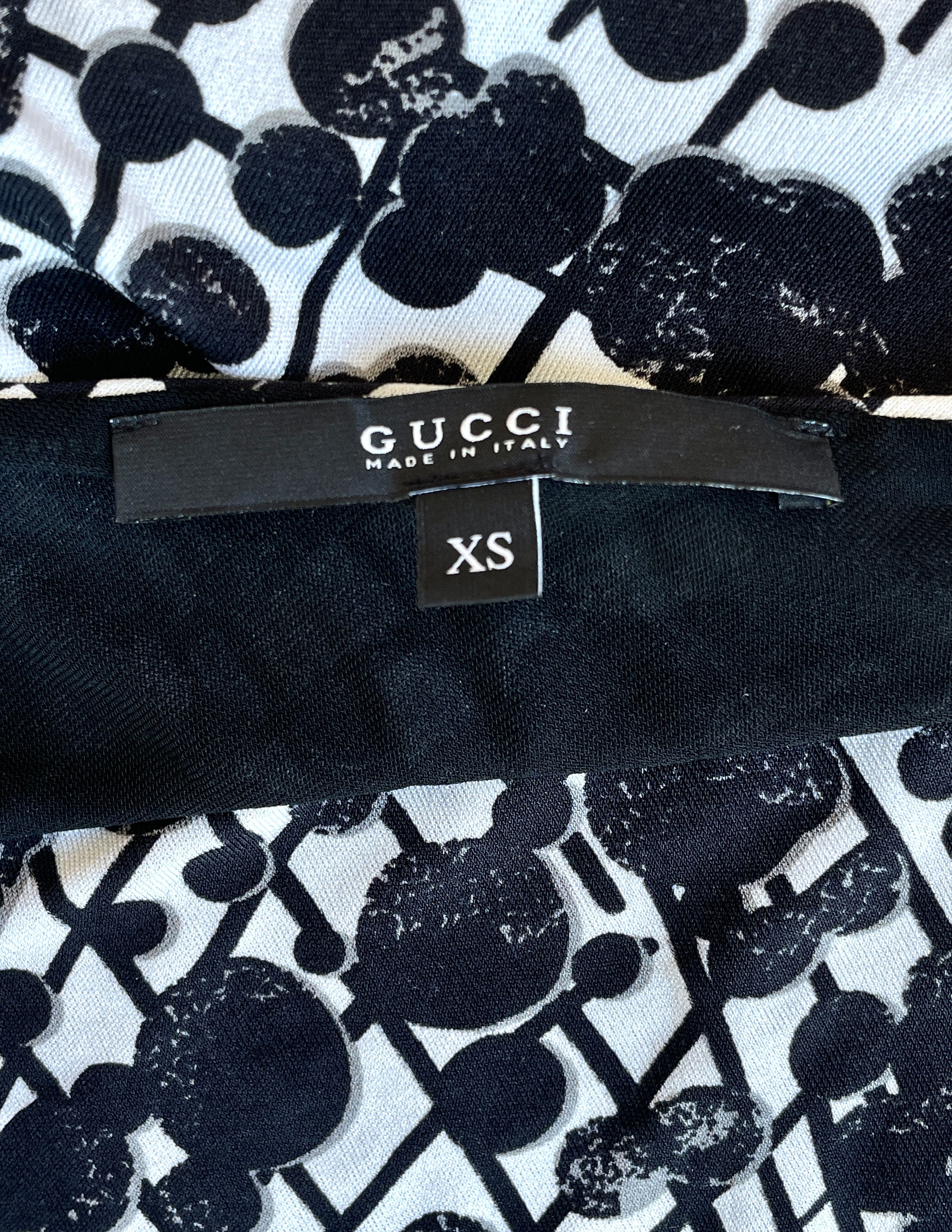 Gucci one shoulder silk top Size XS / US 0-2 / IT 36-38 - 7 Thumbnail