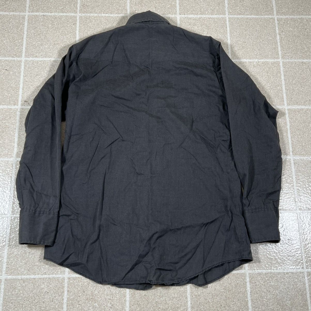 Vintage 70s Dee Cee Mens Western Shirt 15.5 Size 33 Black Pearl Snap Size US M / EU 48-50 / 2 - 2 Thumbnail