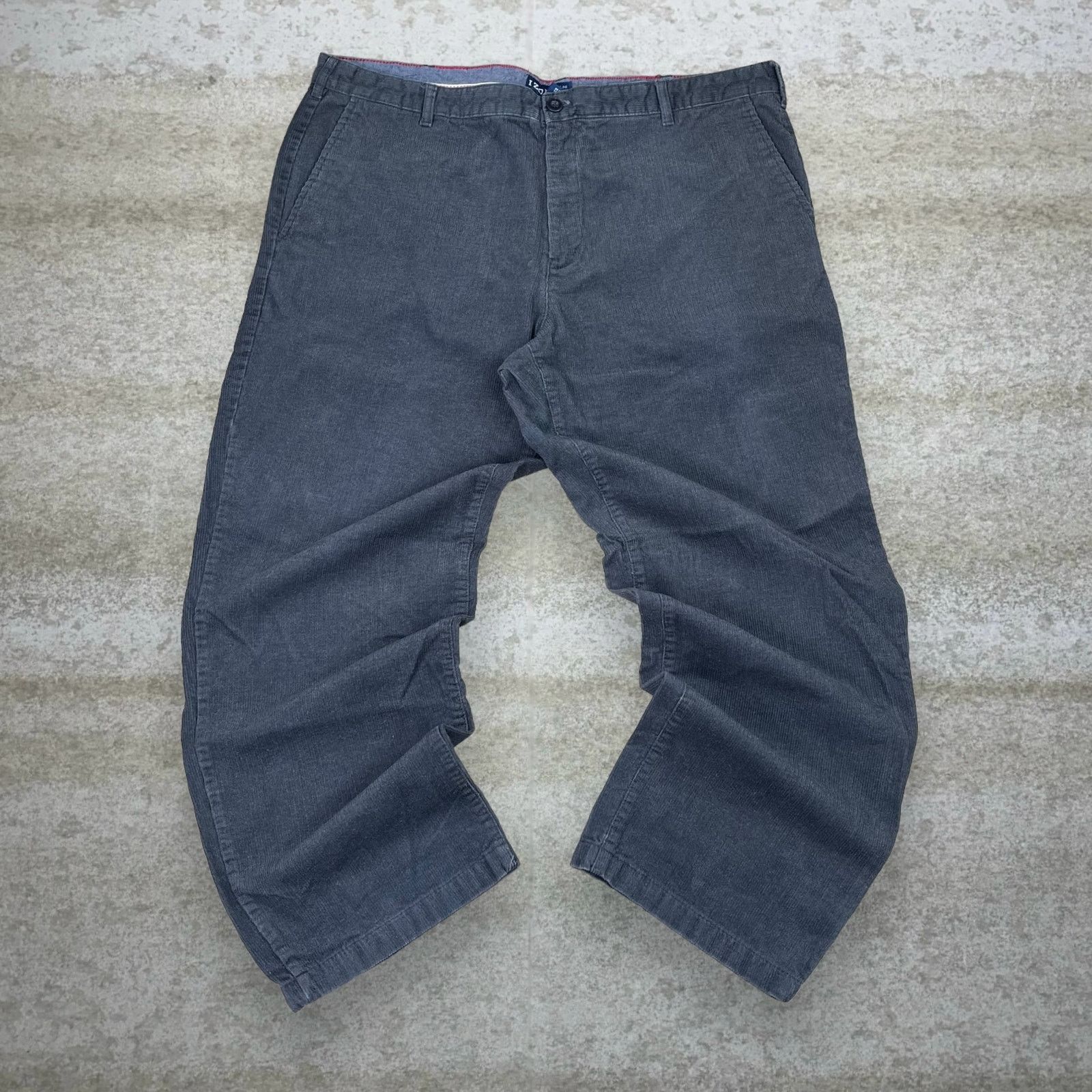 Izod Vintage Y2K Izod Corduroy Pants 40x30 Regular Straight Grey Size US 40 / EU 56 - 2 Thumbnail