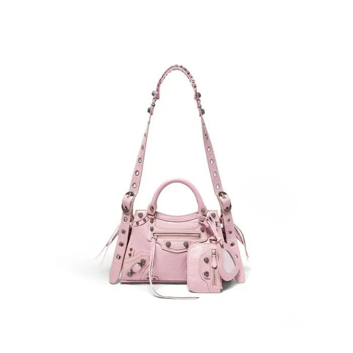 Balenciaga o1mt1gz1224 Size: OS / Neo Cagole XS Handbag in Light Pink Size ONE SIZE - 1 Thumbnail