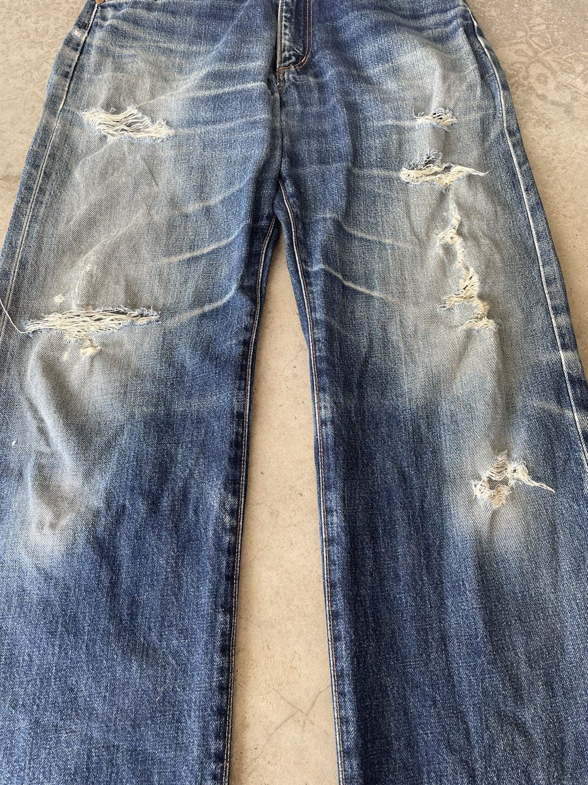 Japanese Brand Japanese Brand Selvedge Distressed Jeans Size US 30 / EU 46 - 2 Thumbnail