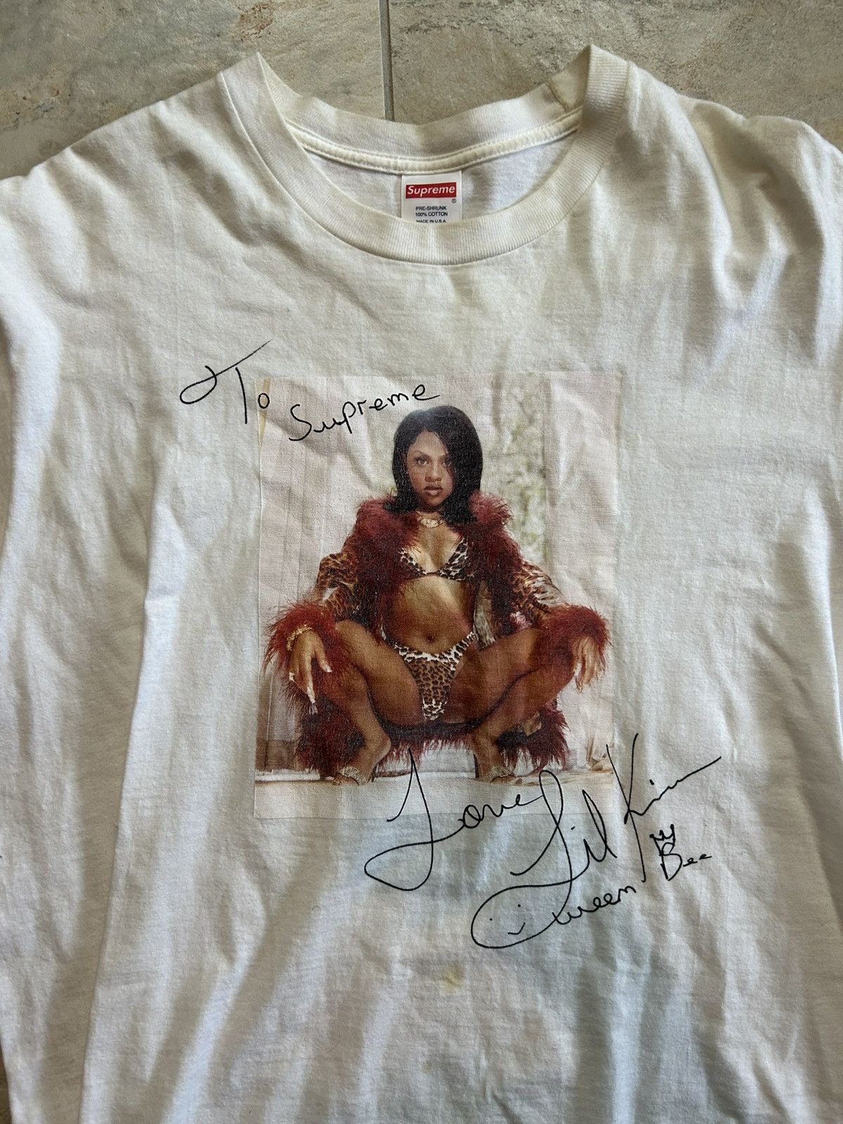 Supreme Supreme Lil Kim Queen Bee white shirt Size US L / EU 52-54 / 3 - 2 Thumbnail