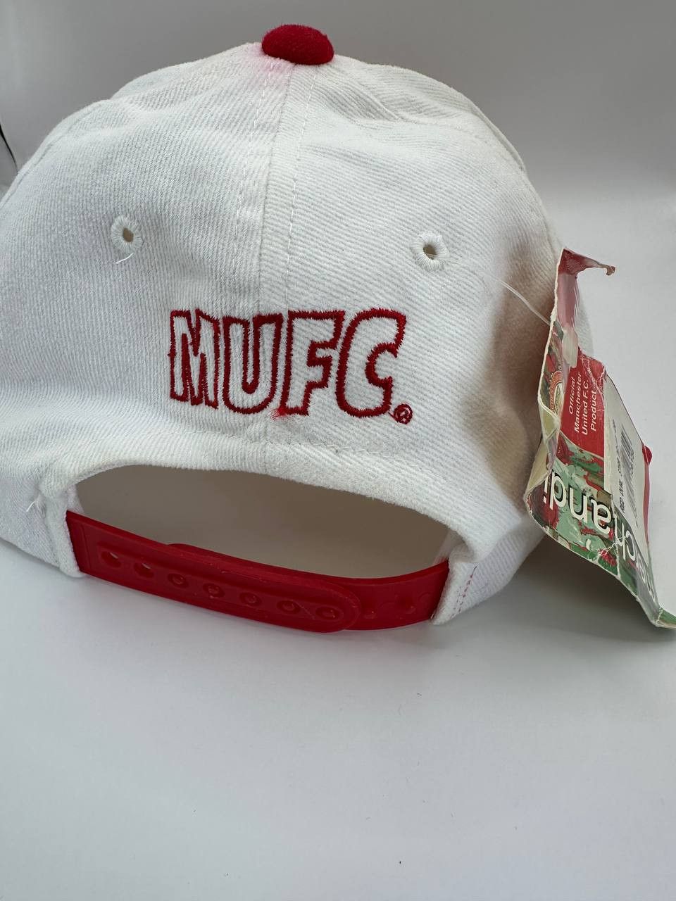 Vintage NWT Manchester United MUFC Old Trafford Snapback Hat 90s Size ONE SIZE - 4 Thumbnail