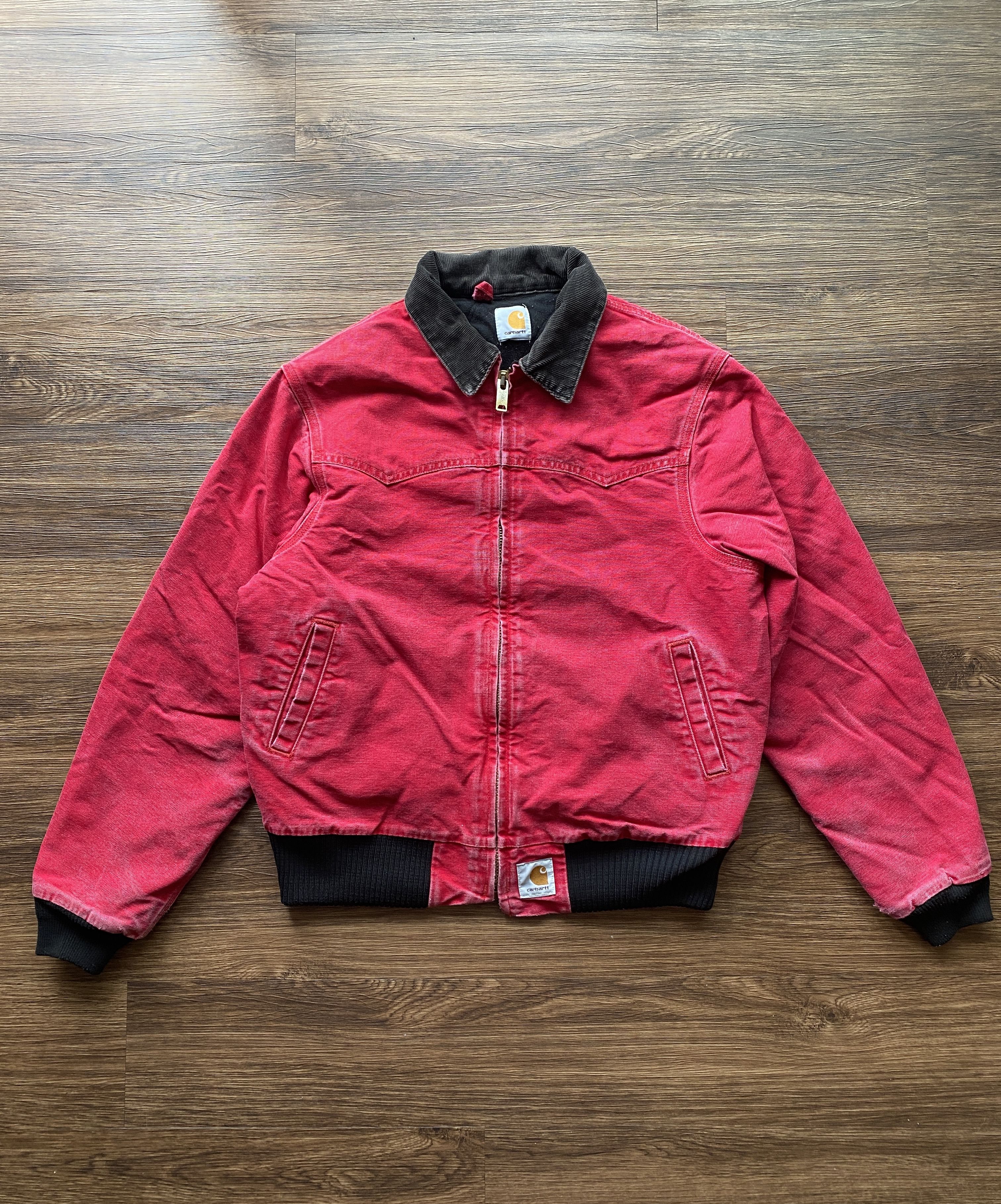 Vintage Vintage Red Carhartt Santa Fe Jacket | Grailed