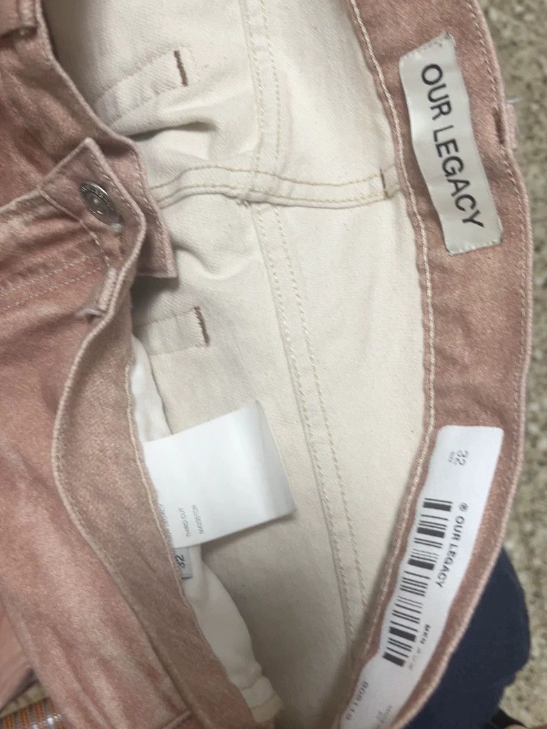 Our Legacy Our Legacy Pink digital printed jeans Size US 32 / EU 48 - 3 Thumbnail