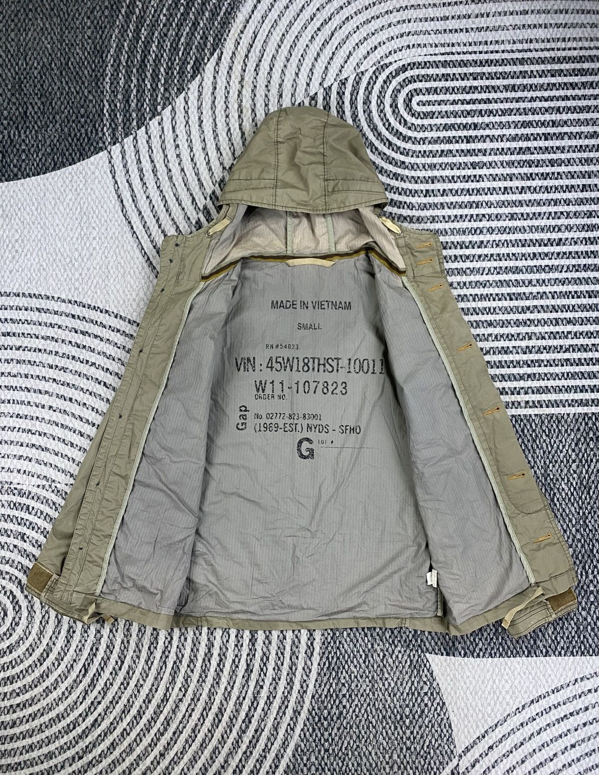 Gap Gap Military Style Hooded Jacket Size US M / EU 48-50 / 2 - 5 Thumbnail