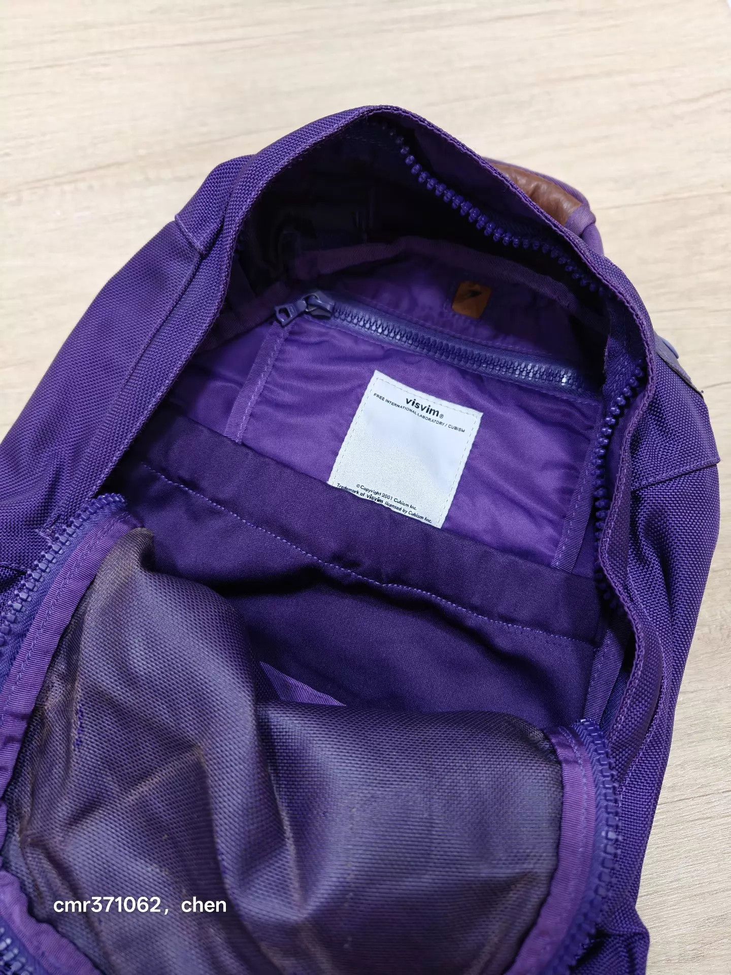 Visvim Visvim Yamashita Purple Backpack Riri Zipper Deerskin Cord Size ONE SIZE - 8 Thumbnail