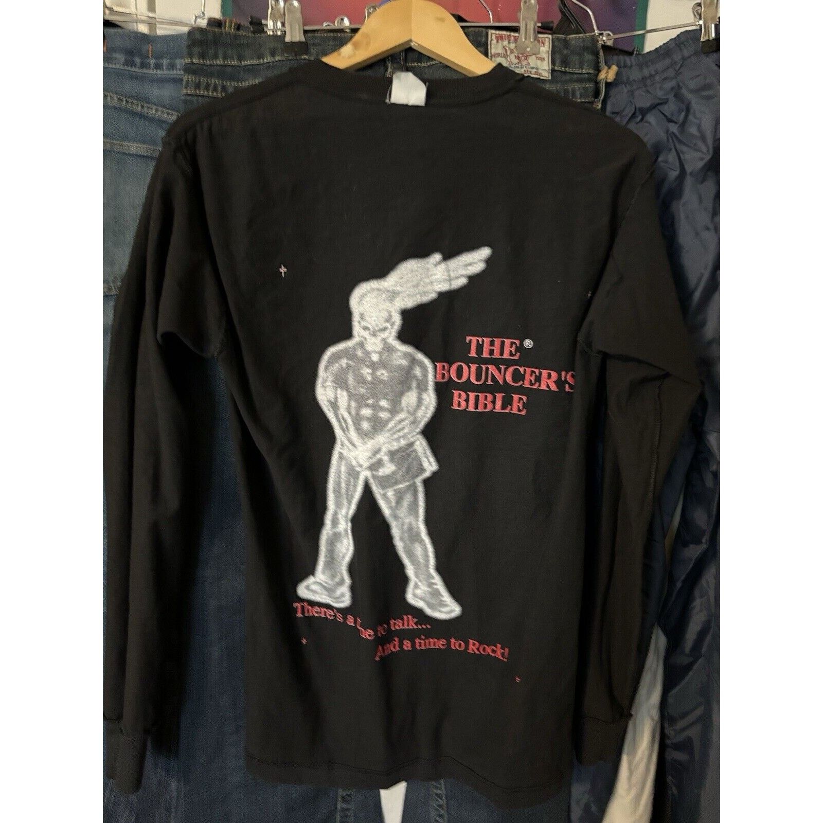 Other Vintage bad boys bikeblack long sleeve shirt test print rare Size US XL / EU 56 / 4 - 12 Thumbnail