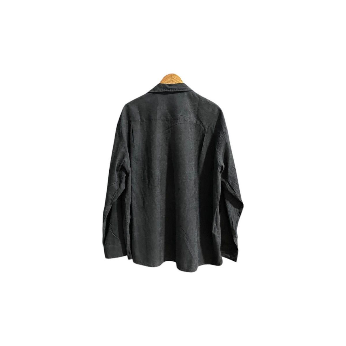 Designer × Japanese Brand 🔥Sick Y2K Scent Black Velvet Oversized Shirt Size US XXL / EU 58 / 5 - 7 Thumbnail