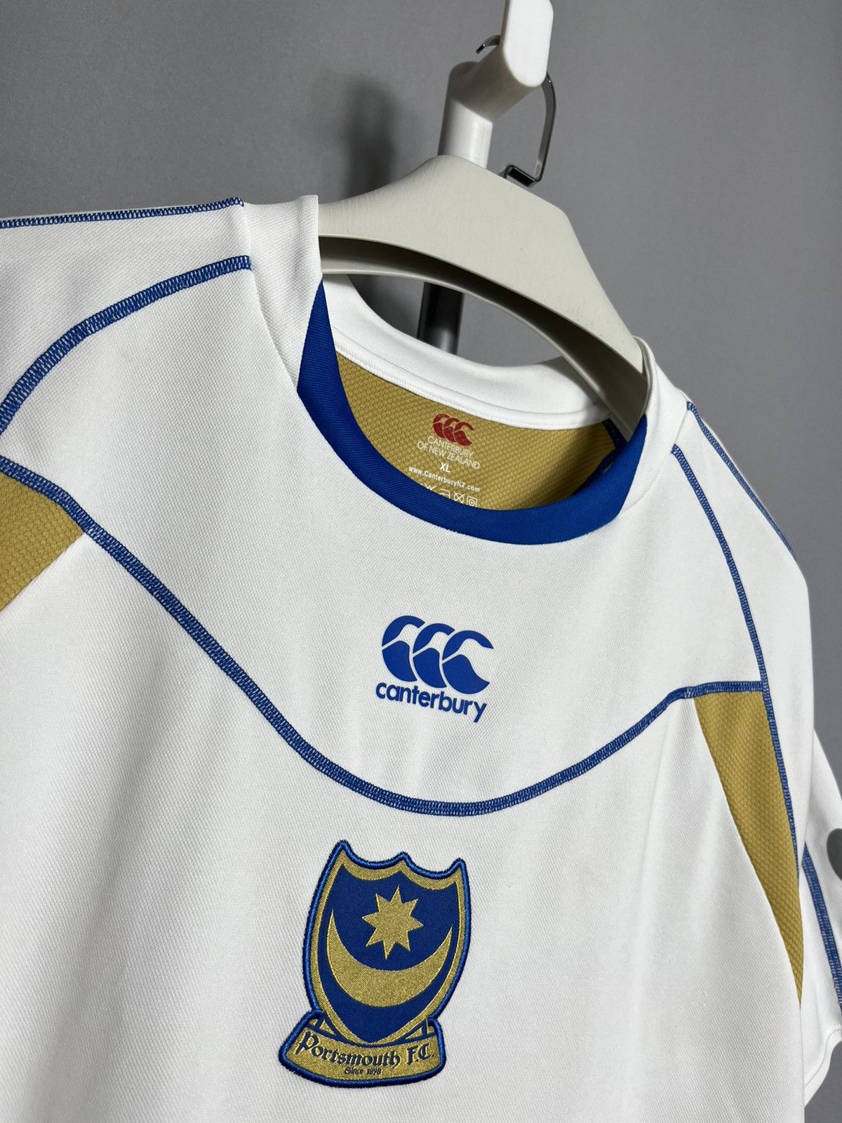 Canterbury of New Zealand × Sports Specialties × Vintage Canterbury Portsmouth fc 2008 #08 wembley fa cup winners Size US XL / EU 56 / 4 - 3 Thumbnail