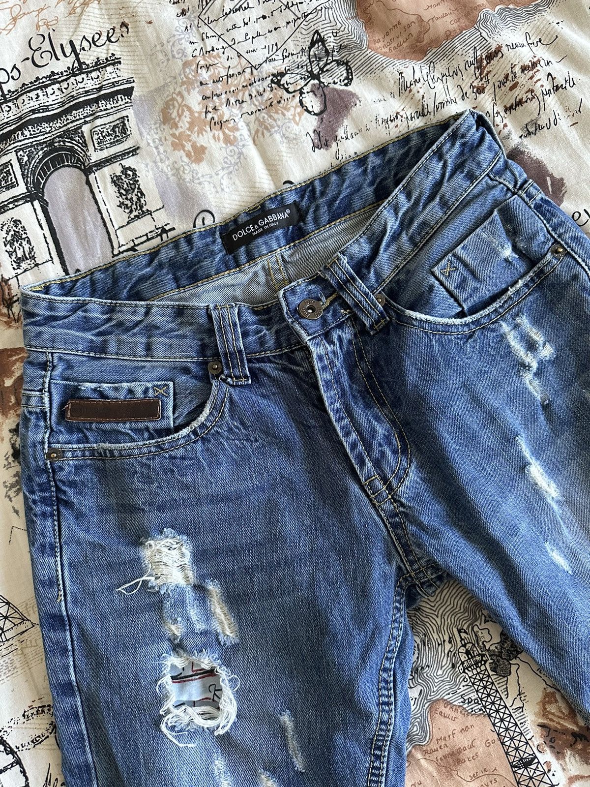 Dolce & Gabbana × Vintage Jeans Dolce&Gabbana Size US 28 / EU 44 - 3 Thumbnail