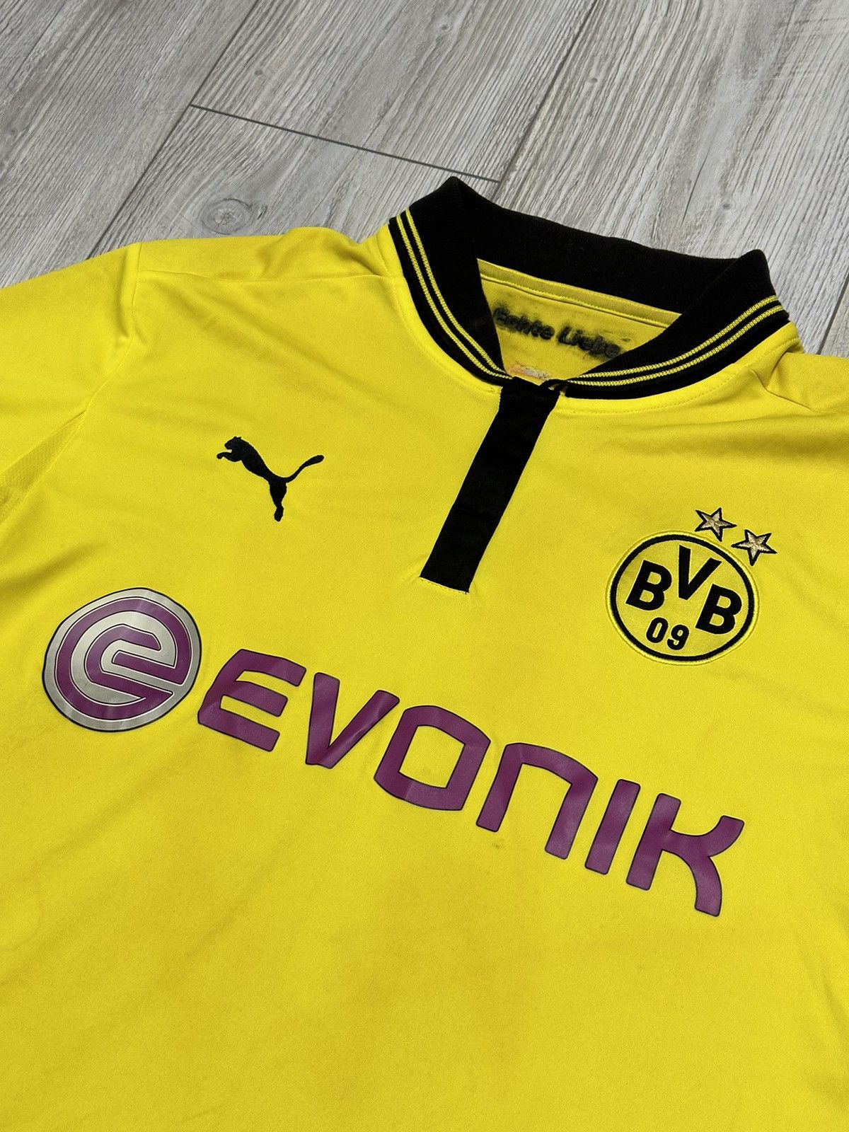 Puma × Vintage Borussia Dortmund BVB puma Y2K Soccer Jersey T Shirt Size US XL / EU 56 / 4 - 3 Thumbnail