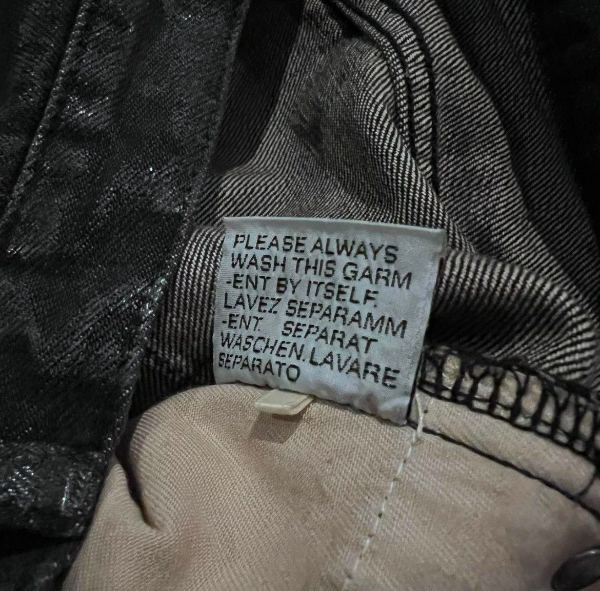 Dior × Hedi Slimane Dior AW03 Hedi Slimane Luster wax Denim Size US 29 - 5 Thumbnail