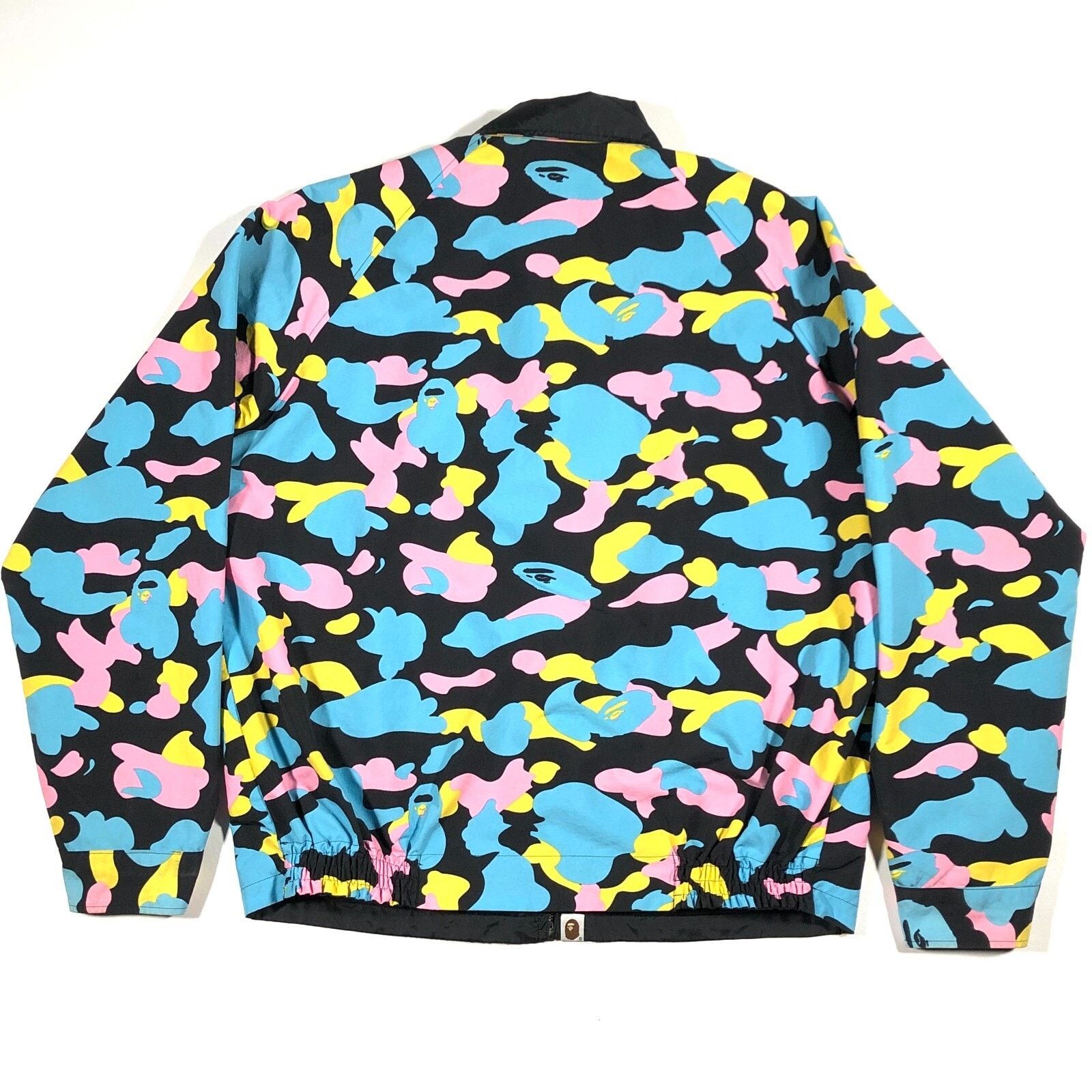Bape × Vintage Vintage Bape Cotton Candy Camo Reversible Coach Jacket Size US M / EU 48-50 / 2 - 5 Thumbnail